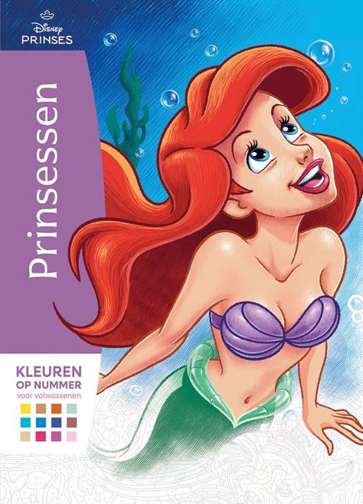 Kleuren op Nummer voor Volwassenen - Disney Prinsessen