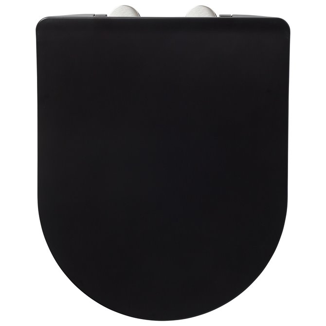 Tiger Tune WC-Bril Slow Close Zwart / RVS geborsteld