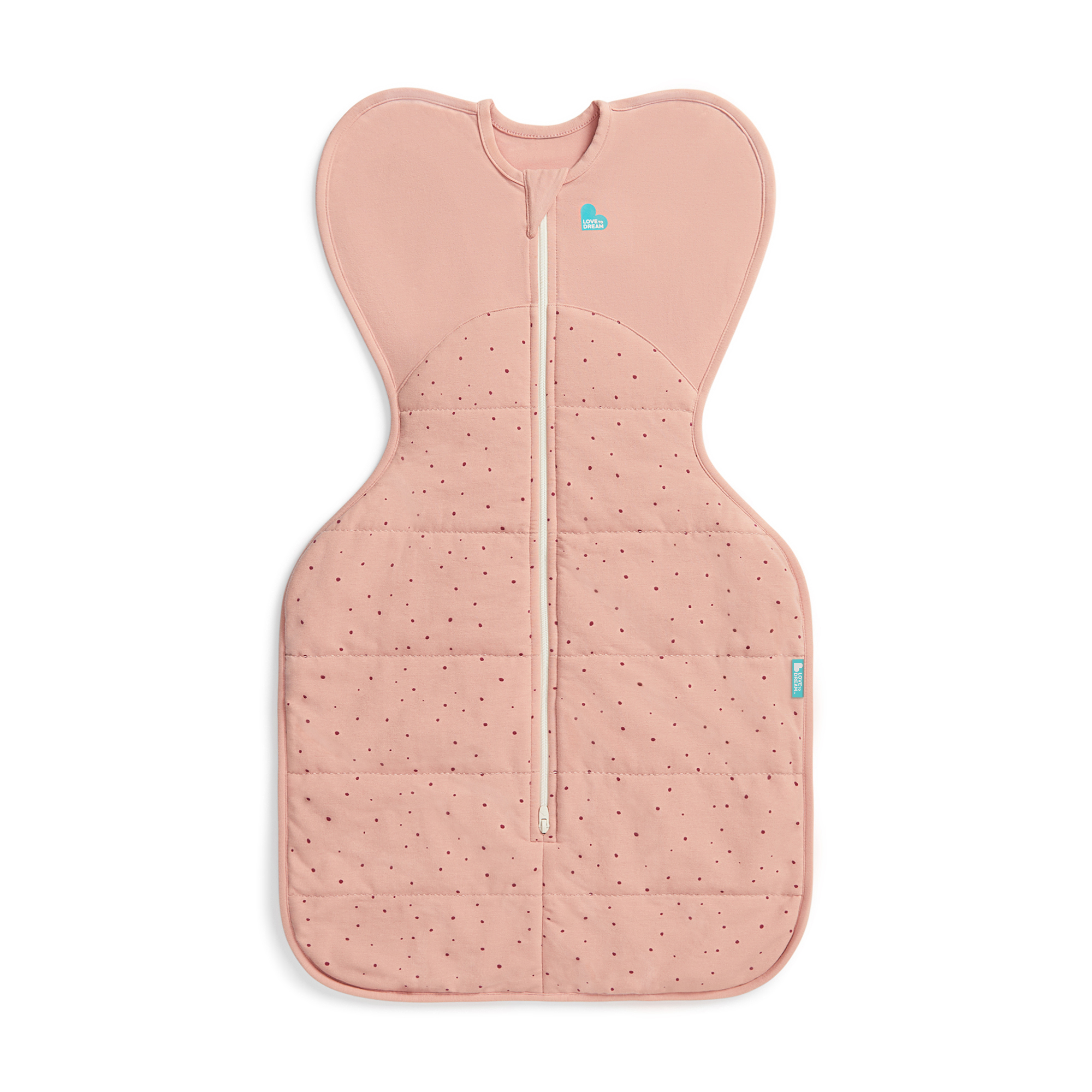 Love to Dream Inbakerslaapzak Swaddle UP Rose Pebble Fase 1 medium - Tog 2.5