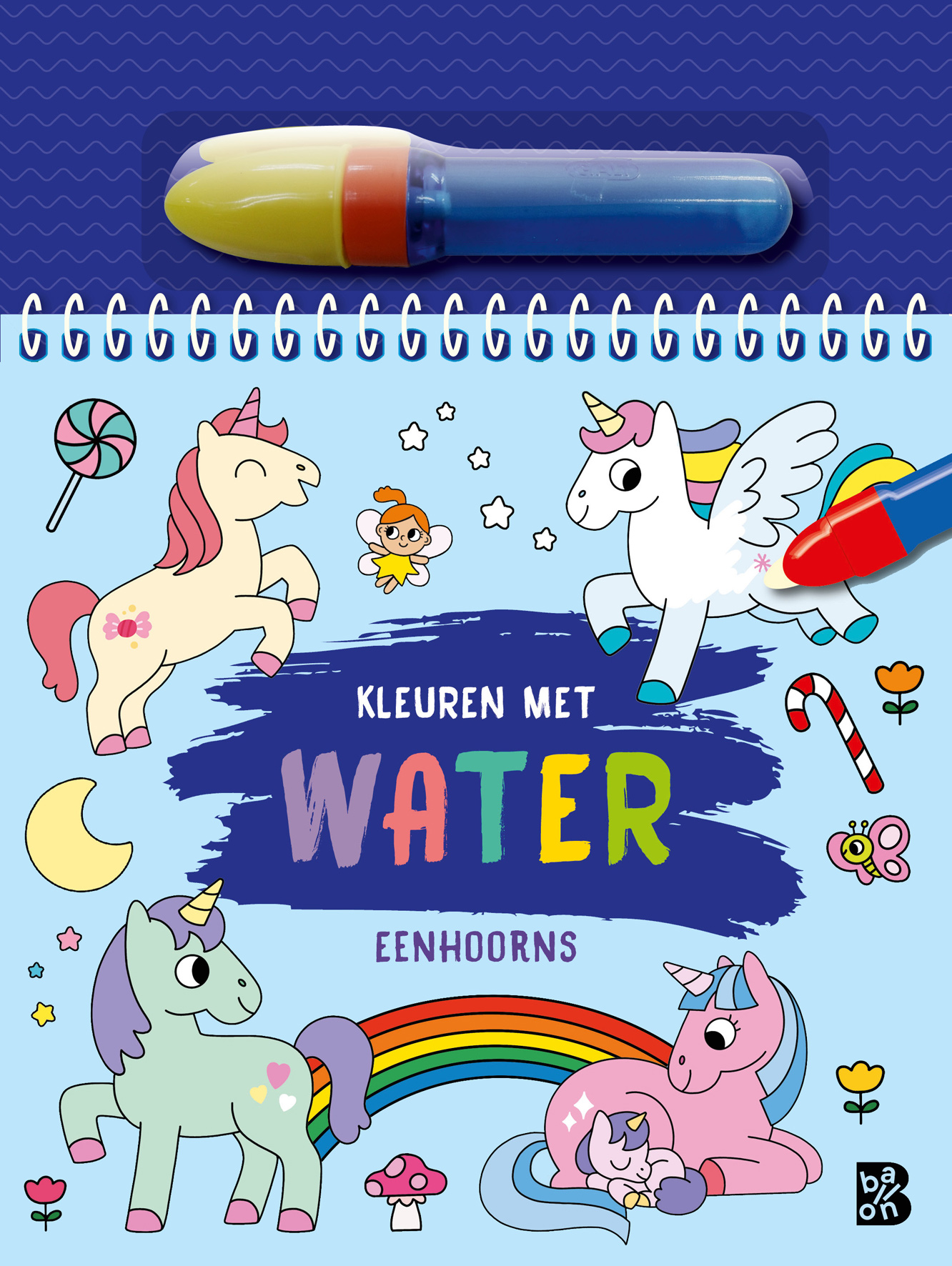 Ik kleur met Water : Eenhoorns +3j