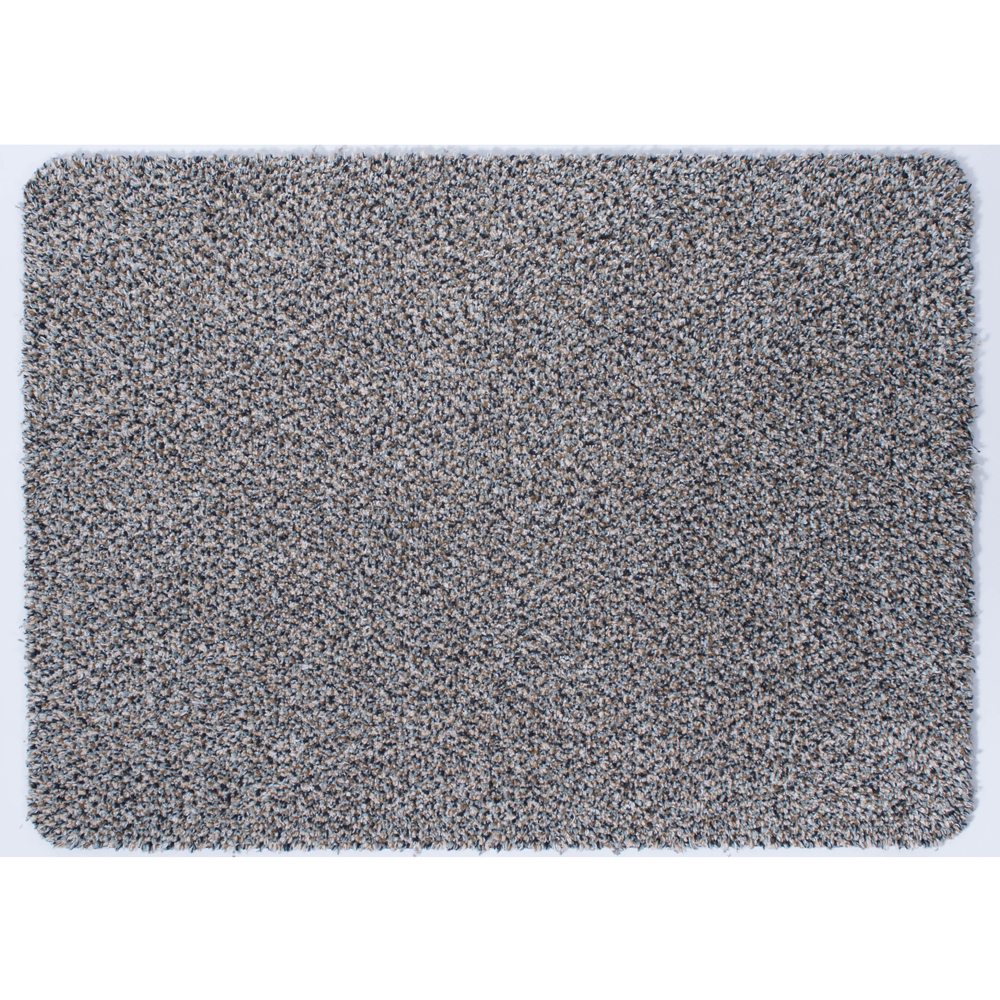 Deurmat Absorb Grijs/Beige 125x70 cm - Katoen - Anti-slip