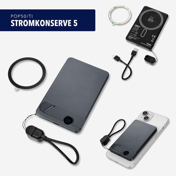 Troika Powerbank 3-in-1 Smarthphones-Oortjes-Smartwatches