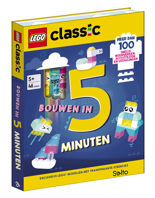 LEGO Books Bouwen in 5 Minuten - Boek + 46 Lego elementen