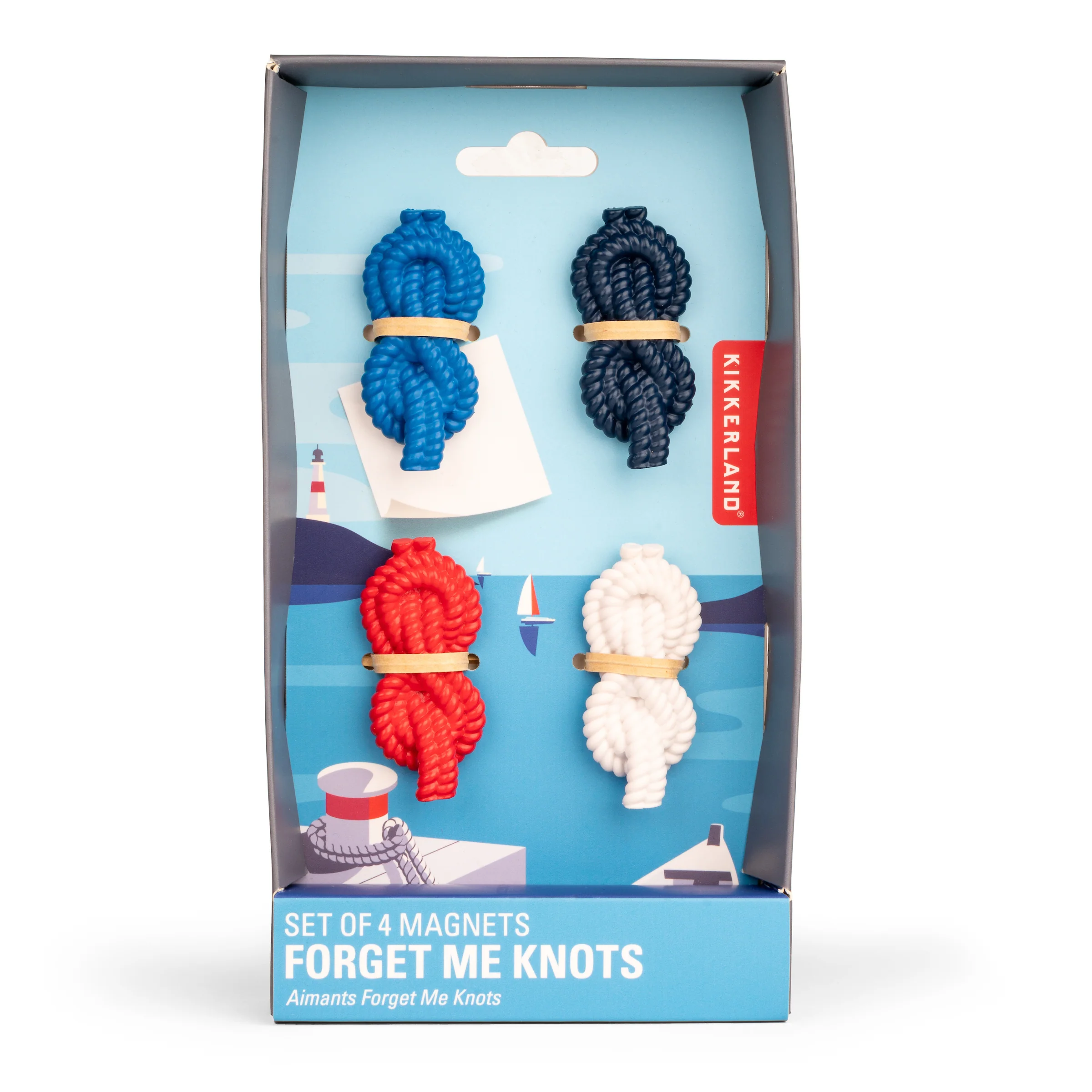 Kikkerland Magneten Forget me Knot set 4 stuks