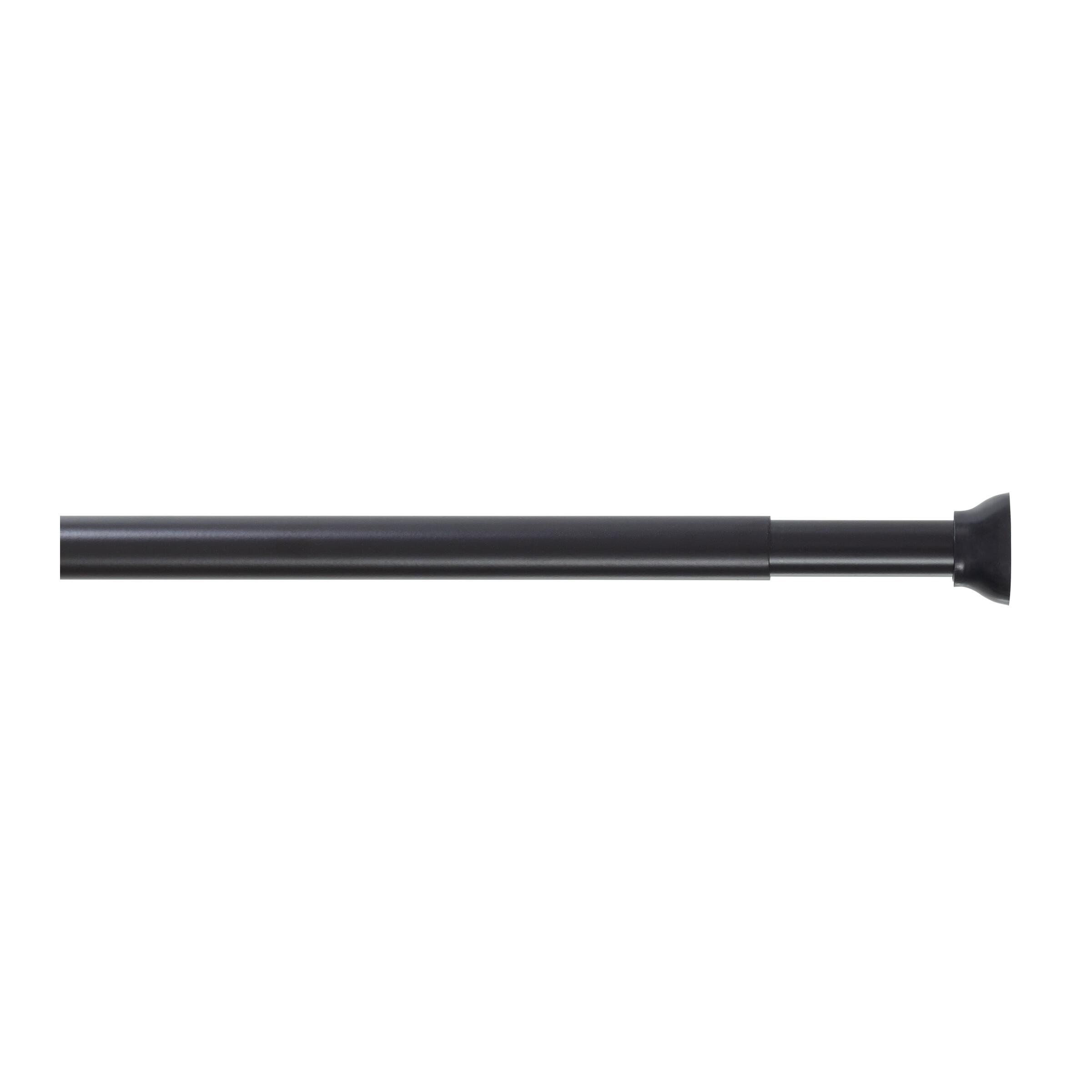 Sealskin Douchegordijnstang 110-185 cm Zwart