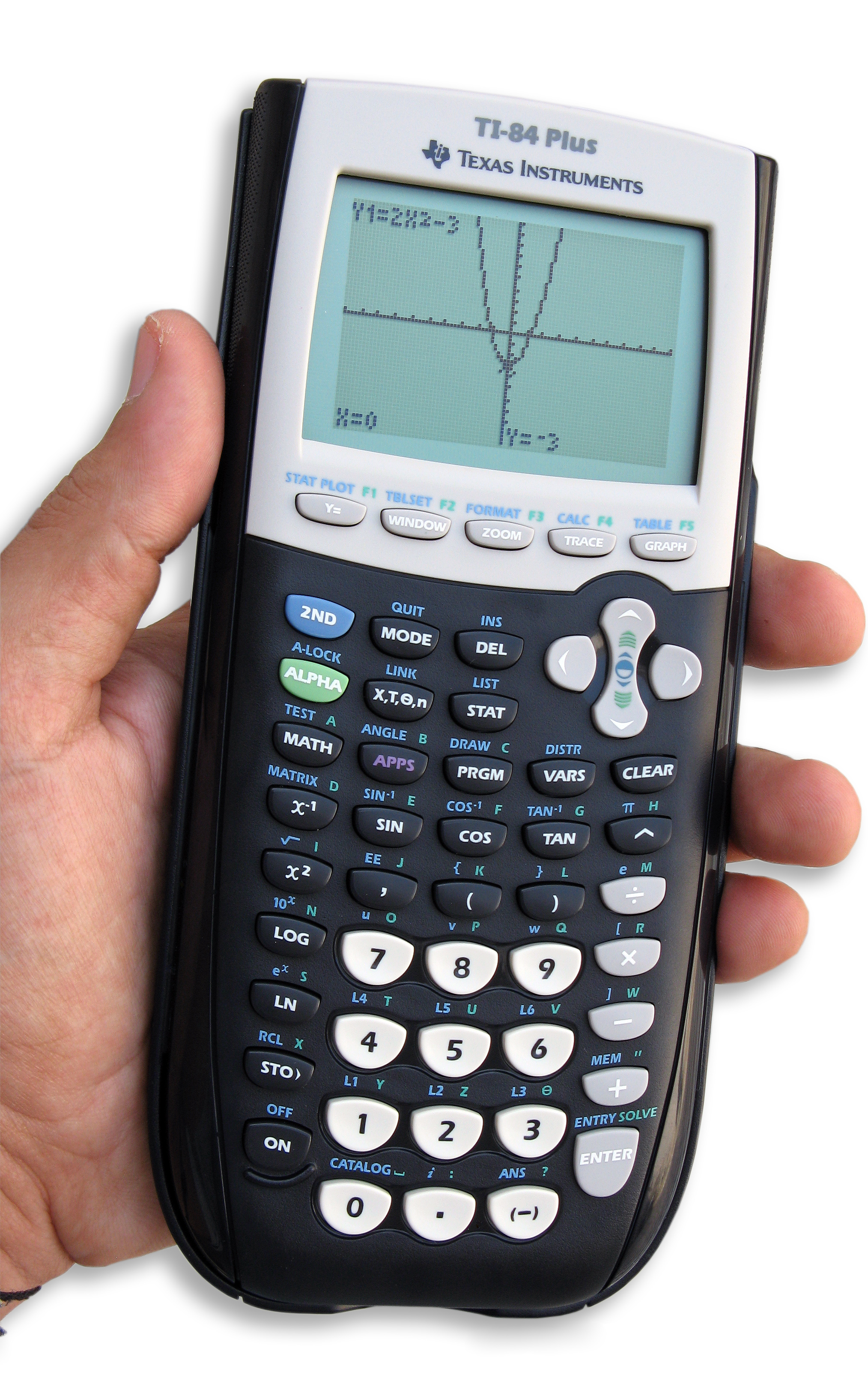 Rekenmachine TI-84+ + Linkkabel Elektronisch Upgradebaar - Blister