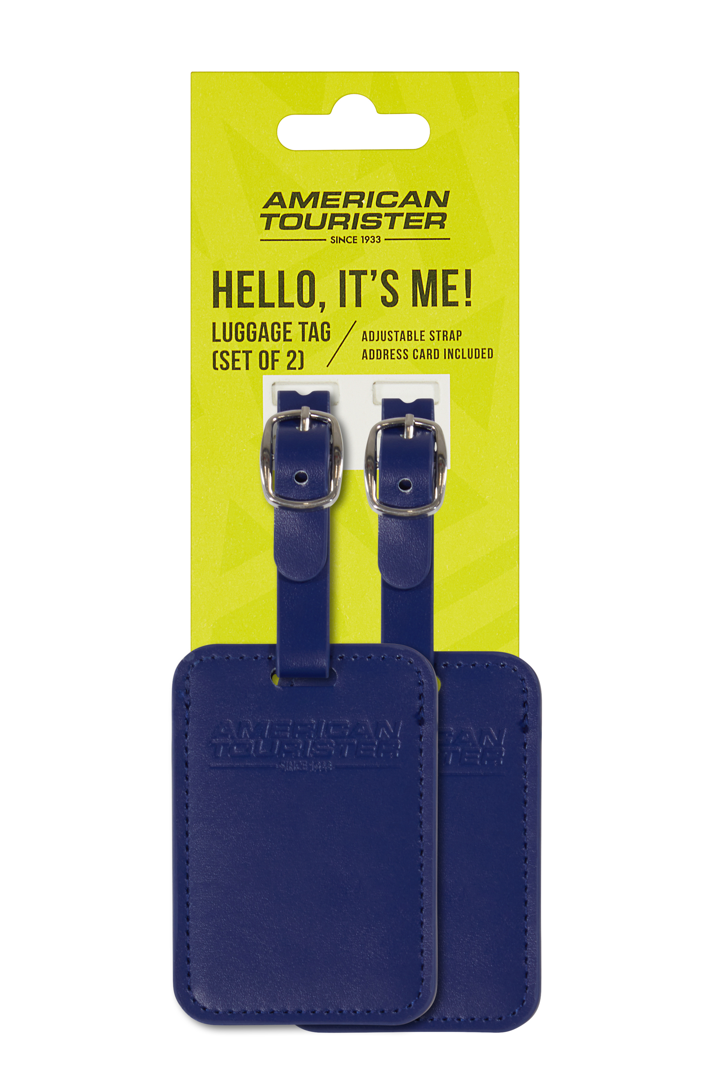 American Tourister Bagagelabel Dark Blue 5.5x8 cm