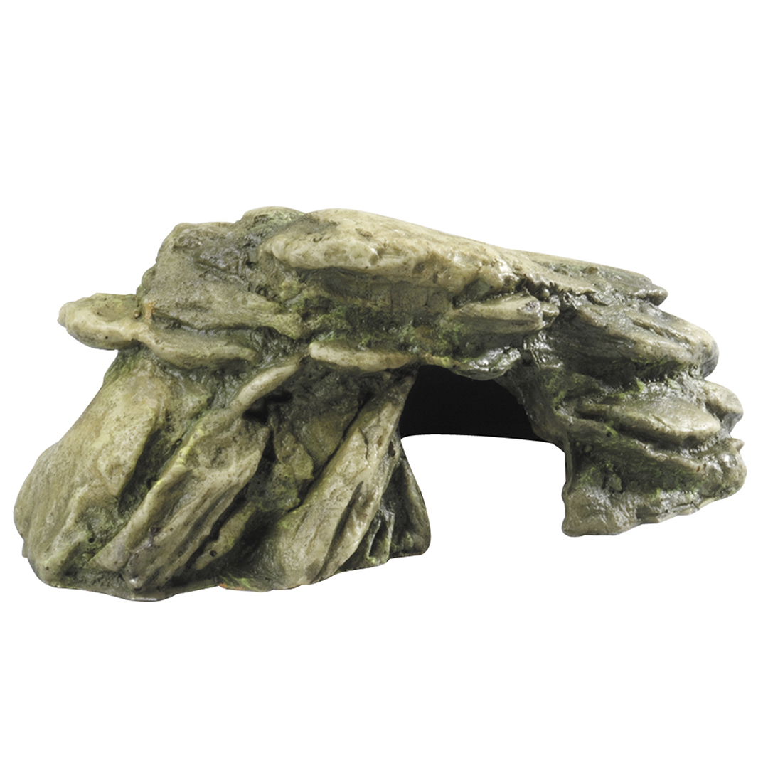 Aqua Della Deco Steen met Mos Groen M 20 cm