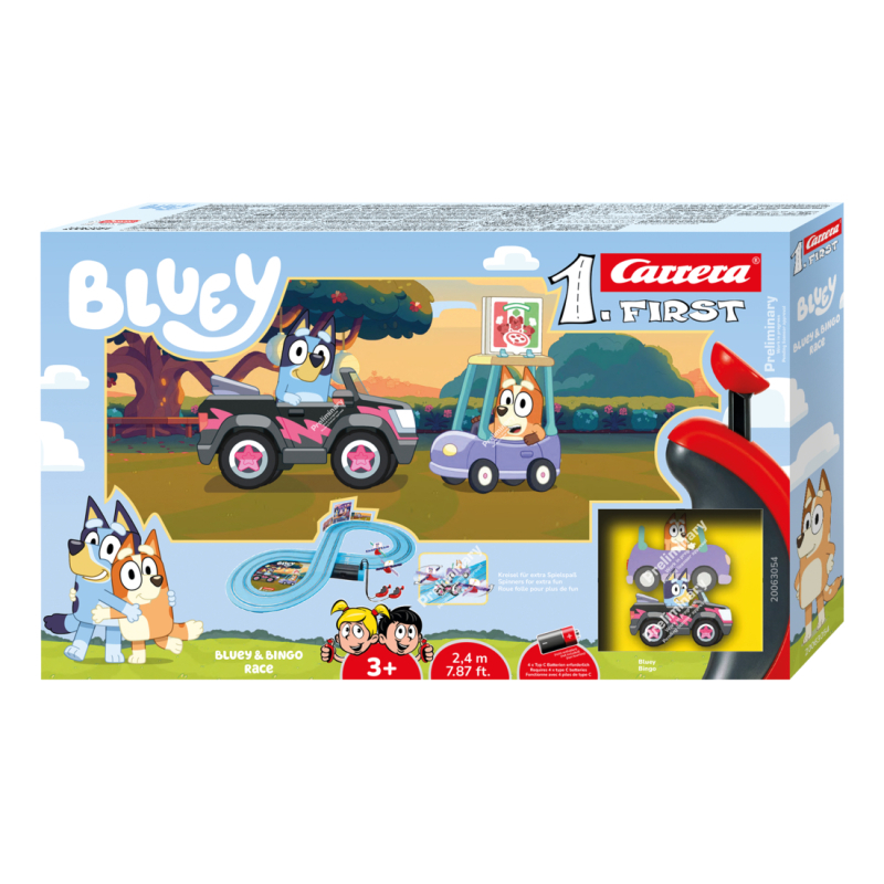 Carrera First Bluey  Racebaan 