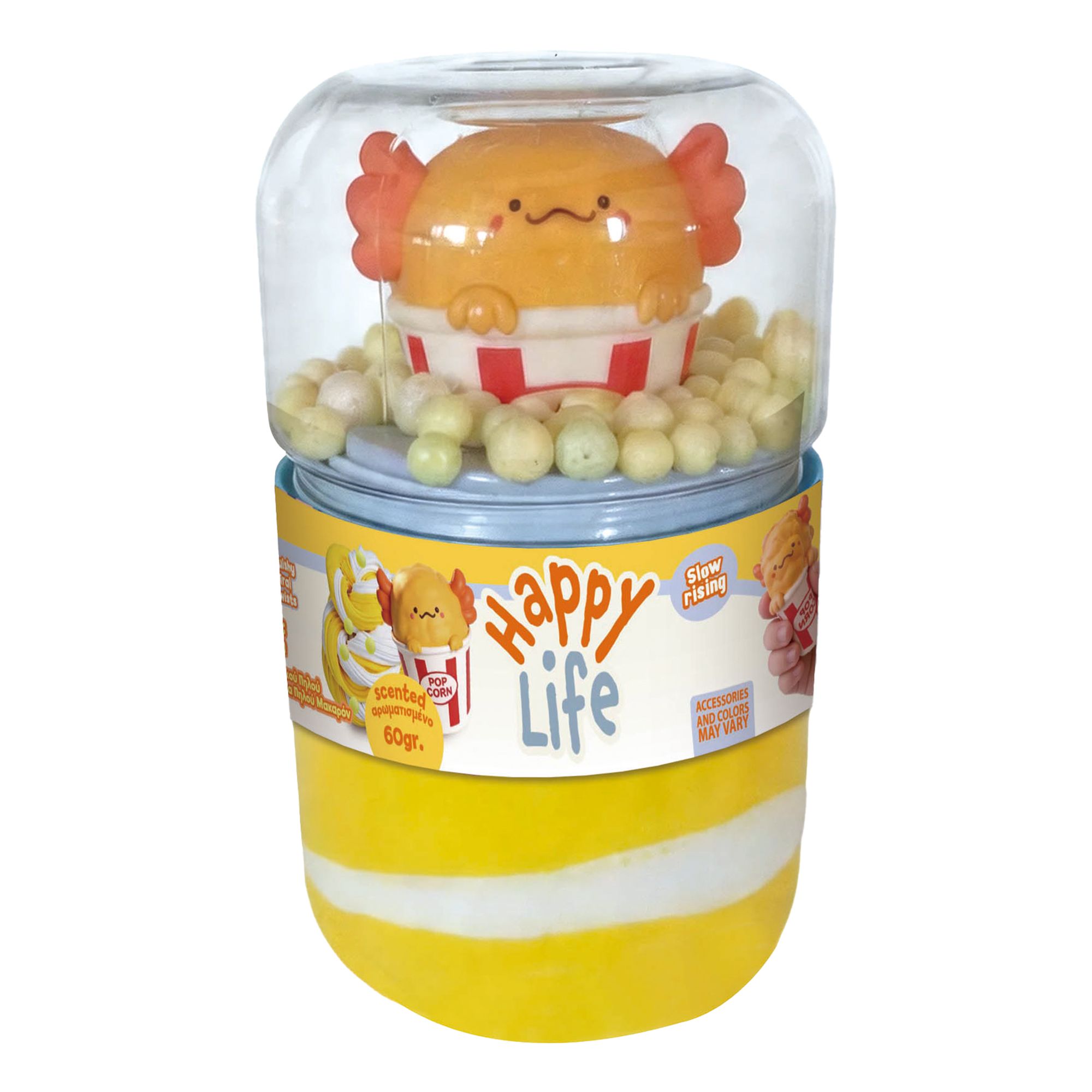 Happy Life Slijm Pop Popcorn met Geur