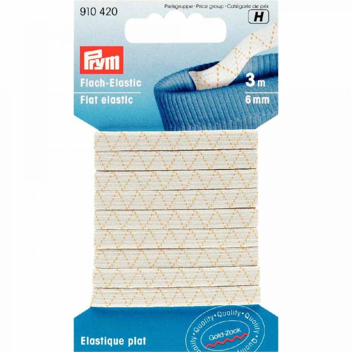 Prym Elastiek Standaard 6 mm Wit