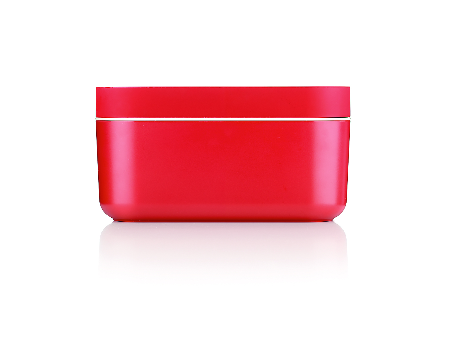 Lékué IJsblokjesvorm Rood met Bewaardoos 1800ml - 22.5x12.5x12 cm