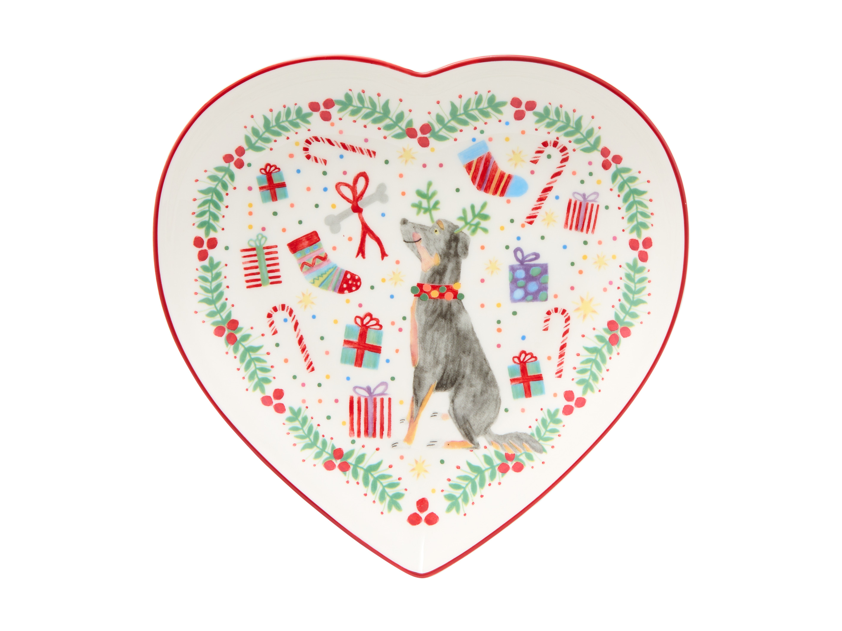Maxwell & Williams Bord Jolly Joy Joy 22cm - Dog - Hartvorm