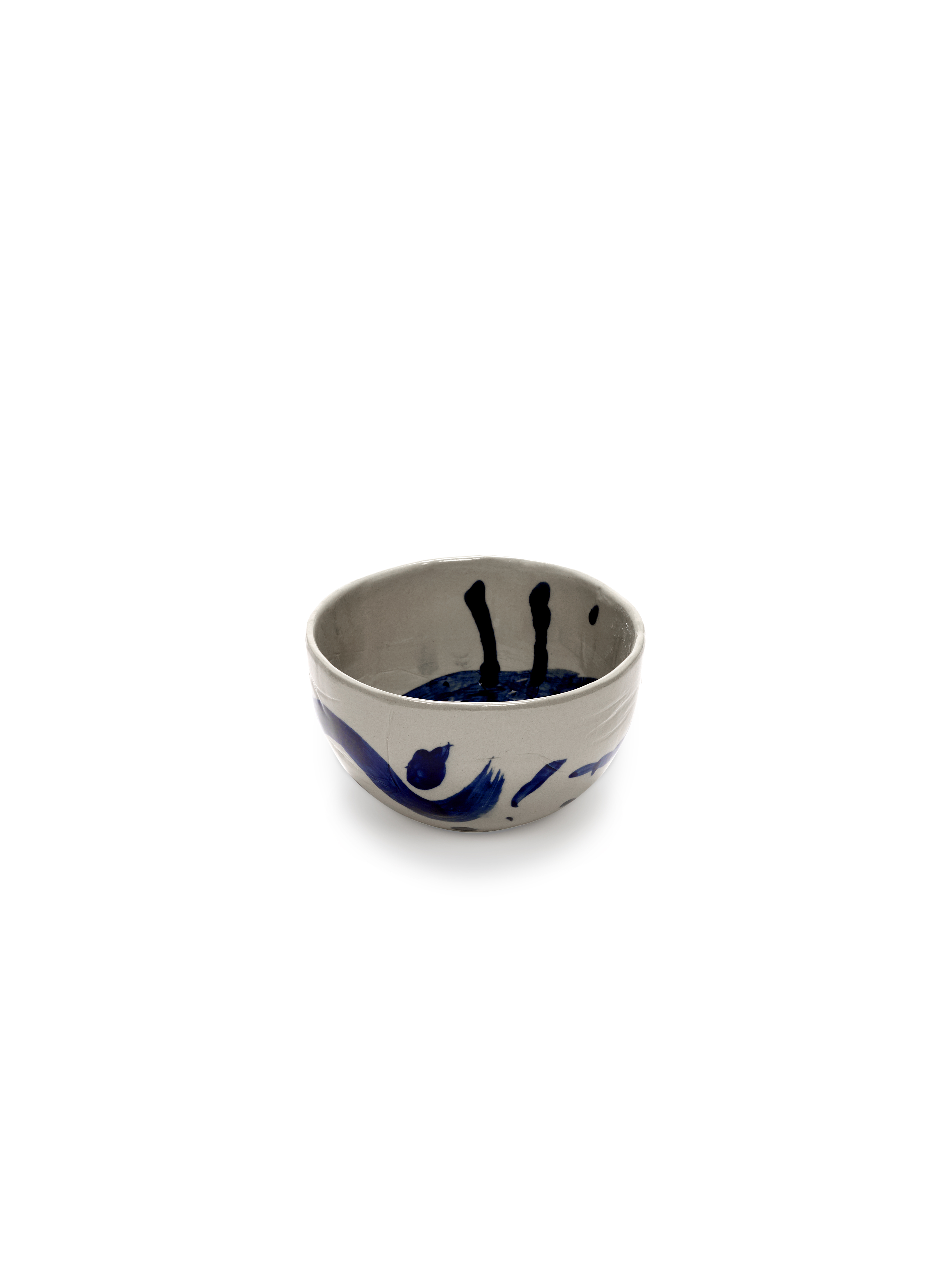 Serax Bowl Sophia Beige/Blue 14x8 cm - by Marie Michielssen
