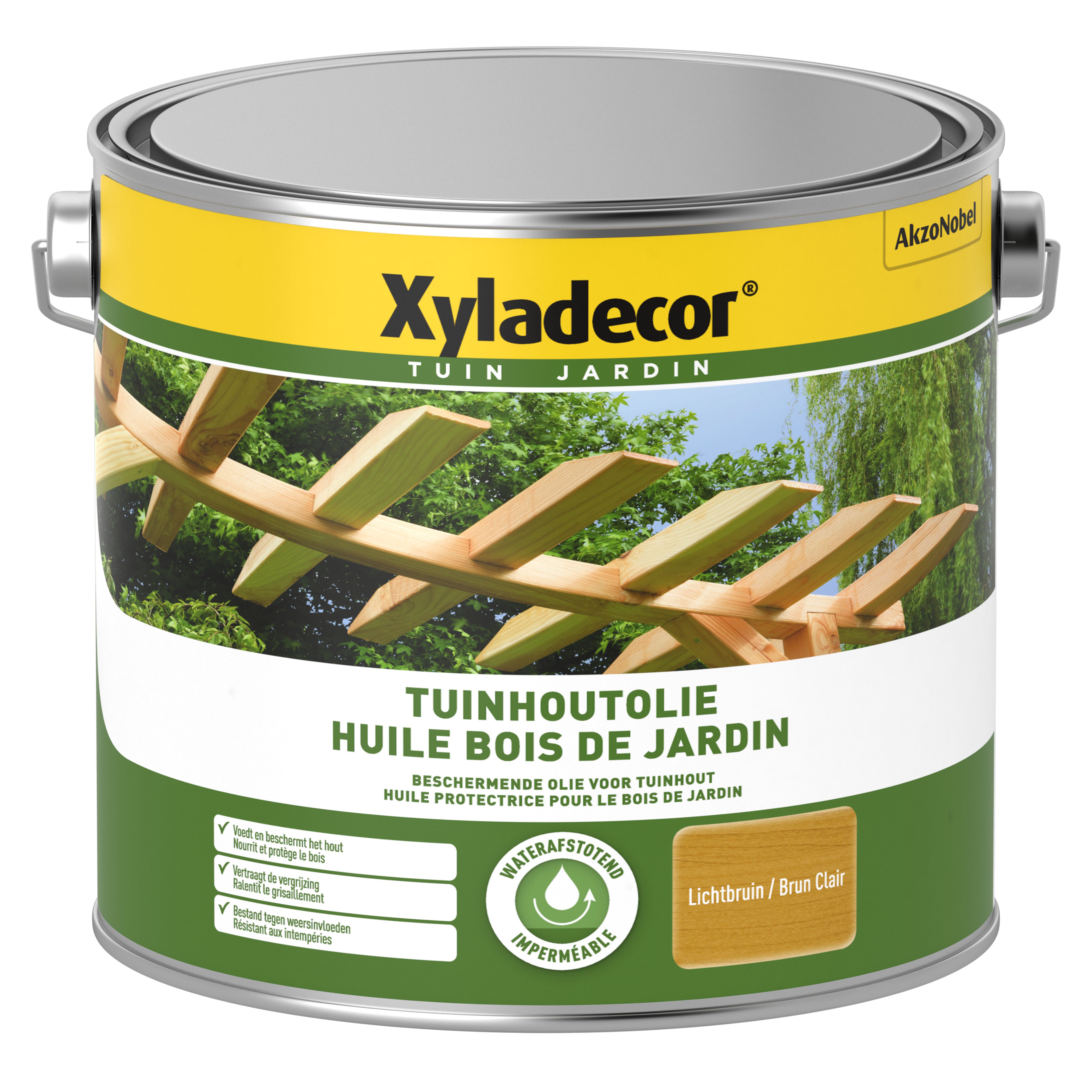 Xyladecor Tuinhoutolie Lichtbruin 2.5 l