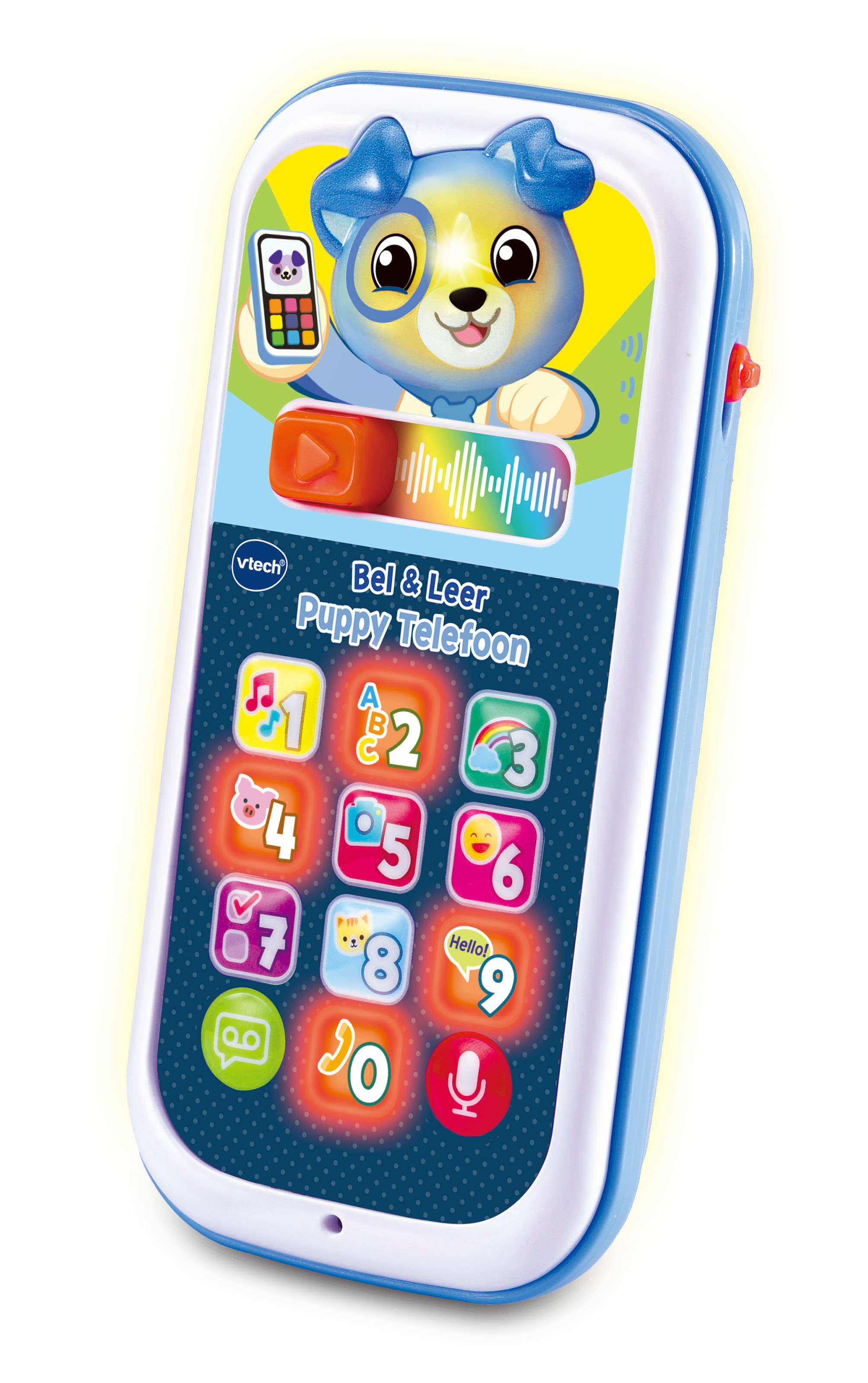 VTech Bel & Leer Puppy Telefoon, laat een bericht achter voor je kind