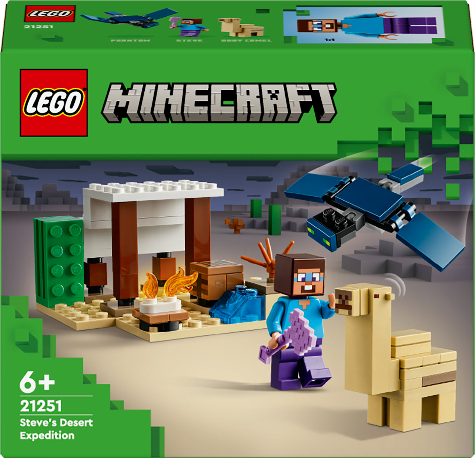 LEGO Minecraft 21251 Steve's Woestijn- expeditie