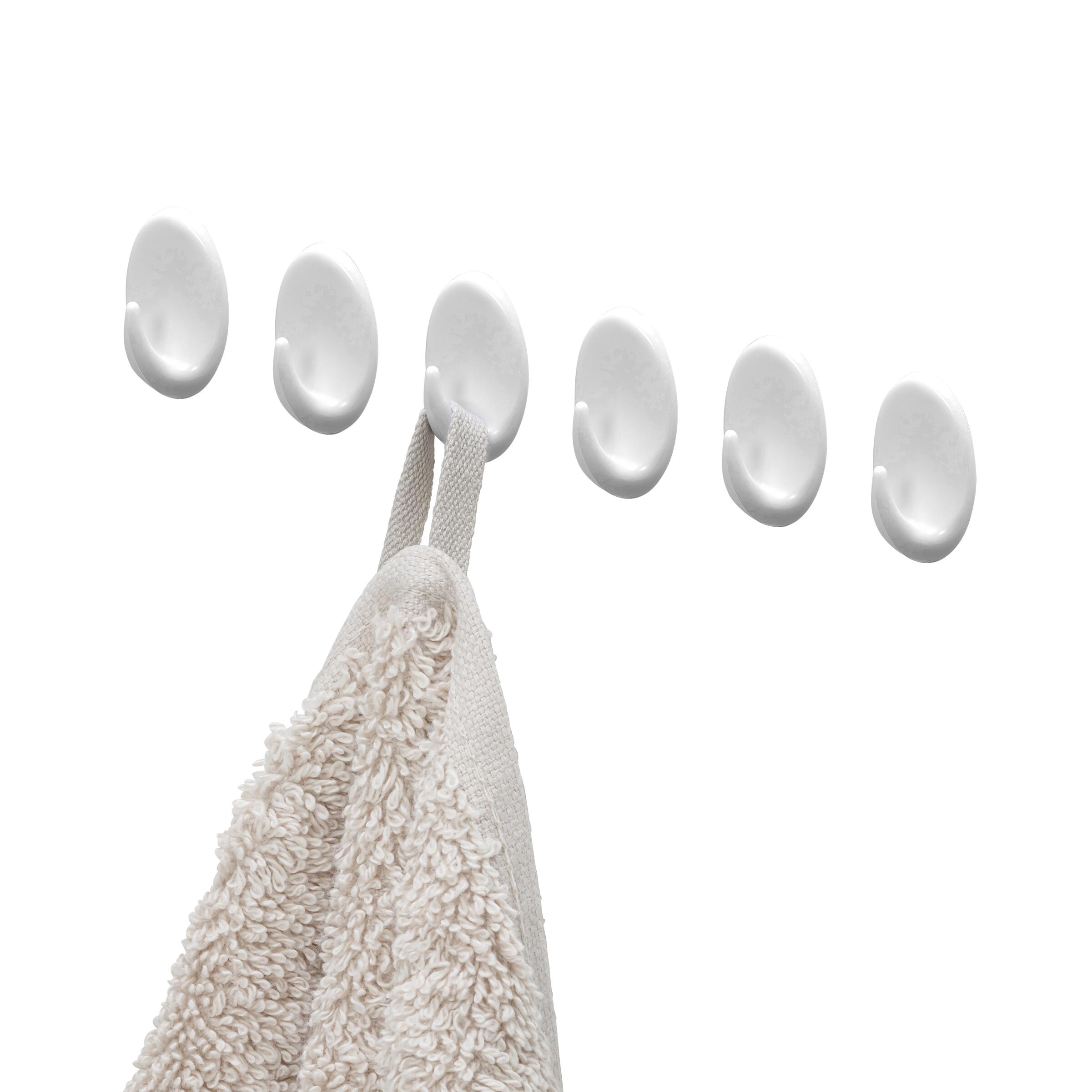Tiger Handdoekhaak Baseline Klein Wit 6 stuks