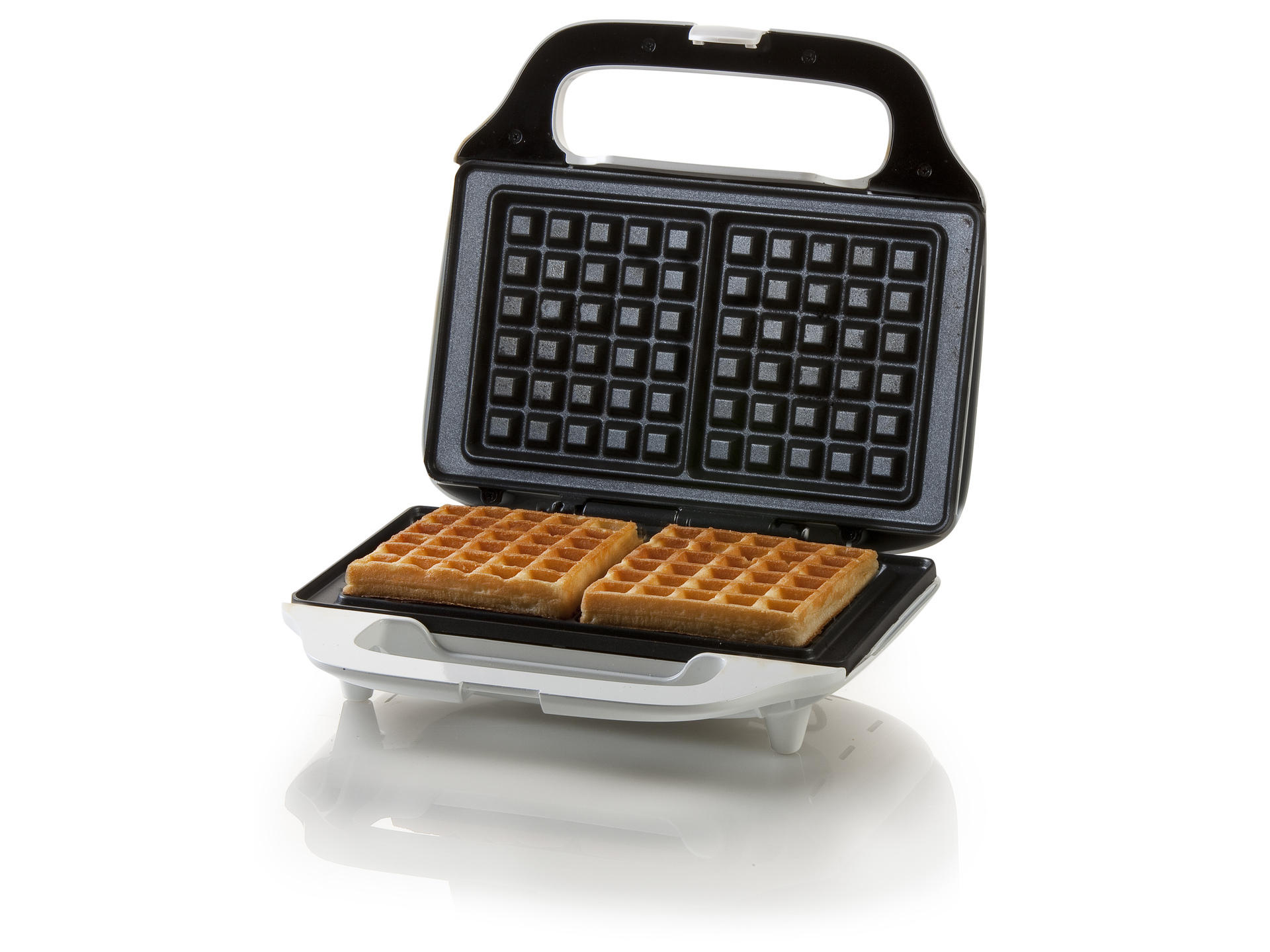 Wafelijzer XL 2 grote wafels 23x13.5 cm, 900 Watt, Antibaklaag