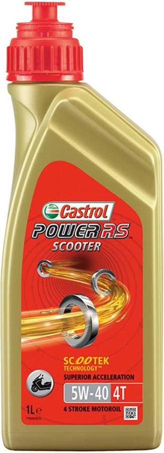 Castrol power RS scooter 4 takt 5W40 1 liter