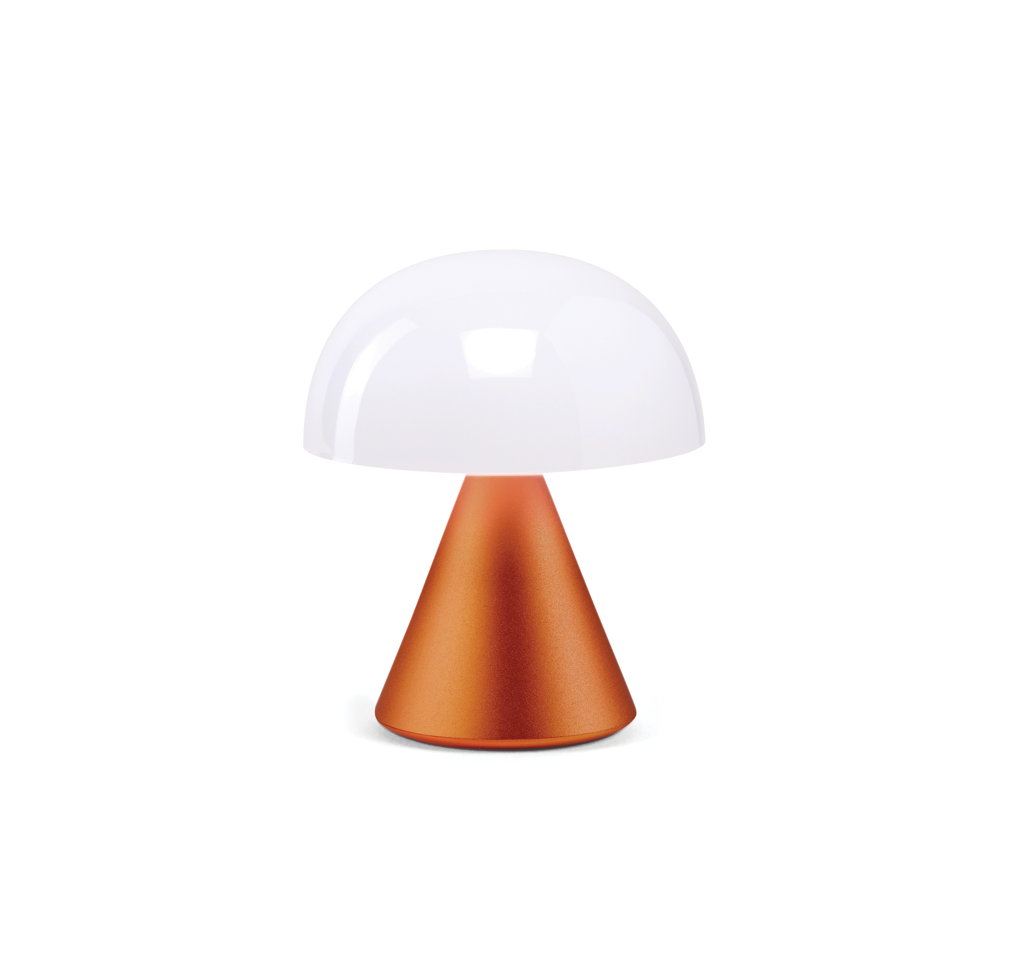Lexon Mina S Tafellamp LED Mini Oranje 7x8.5 cm - met Dimmer