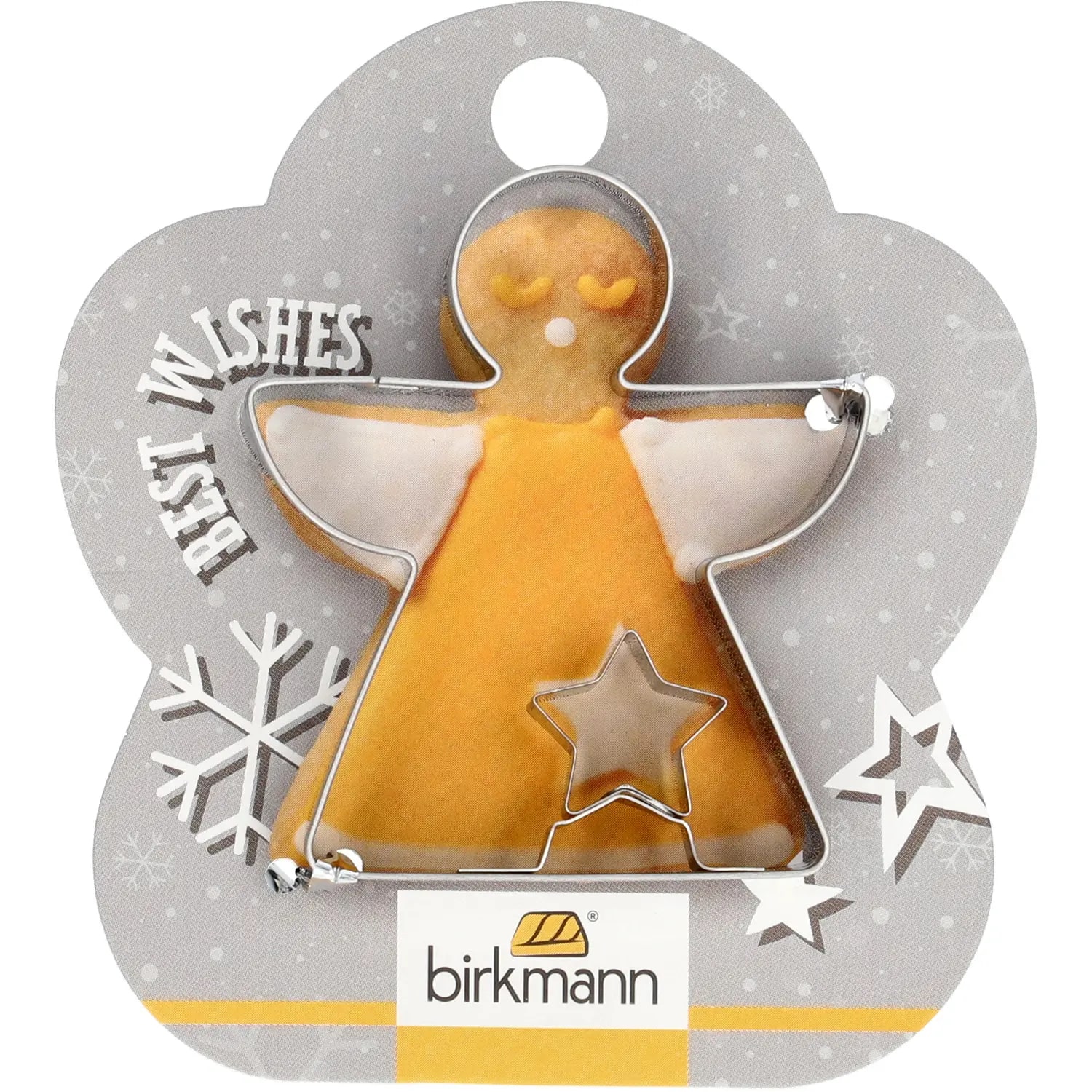 Birkmann Uitsteekvorm Kerst 6cm - RVS - Engel