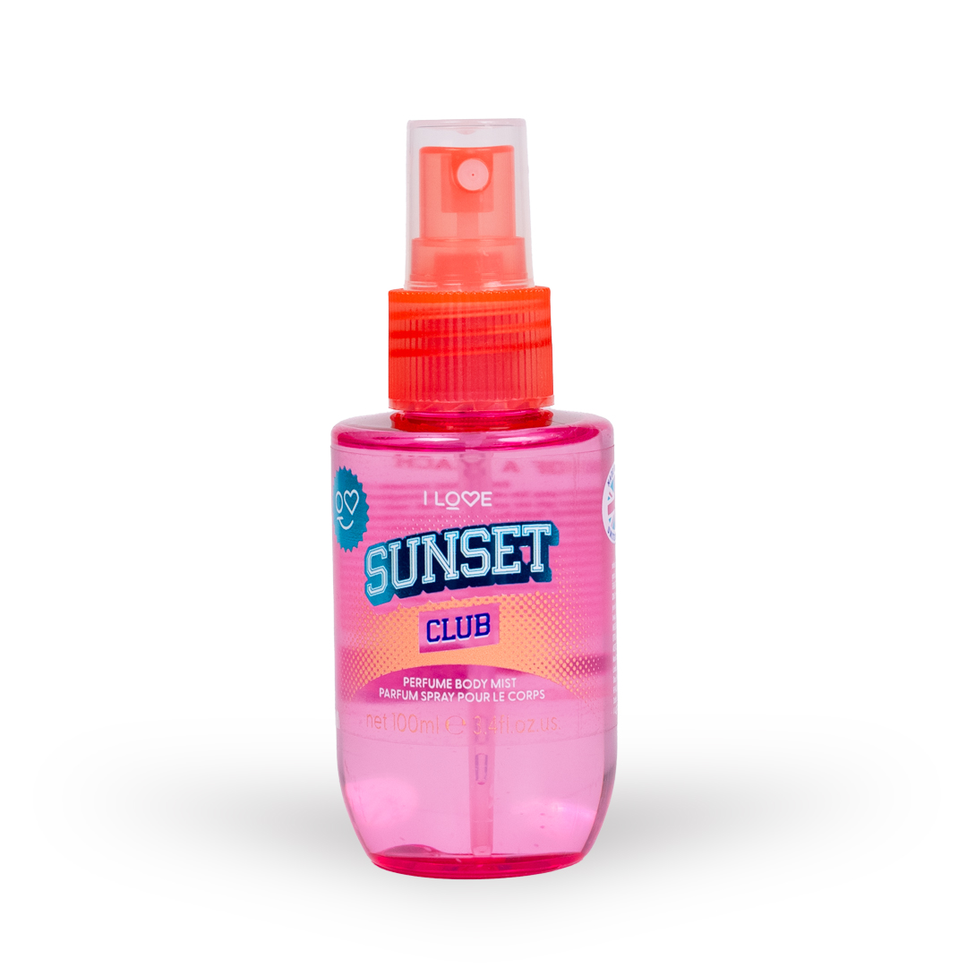 I Love Perfumed Body Mist Sunset Club 100ml