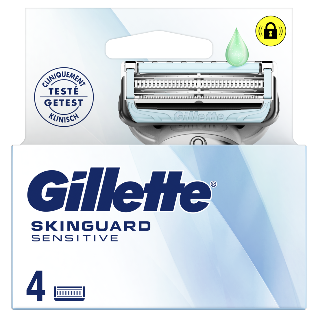 Gillette Vervangmesjes Skinguard Regular 4 suks