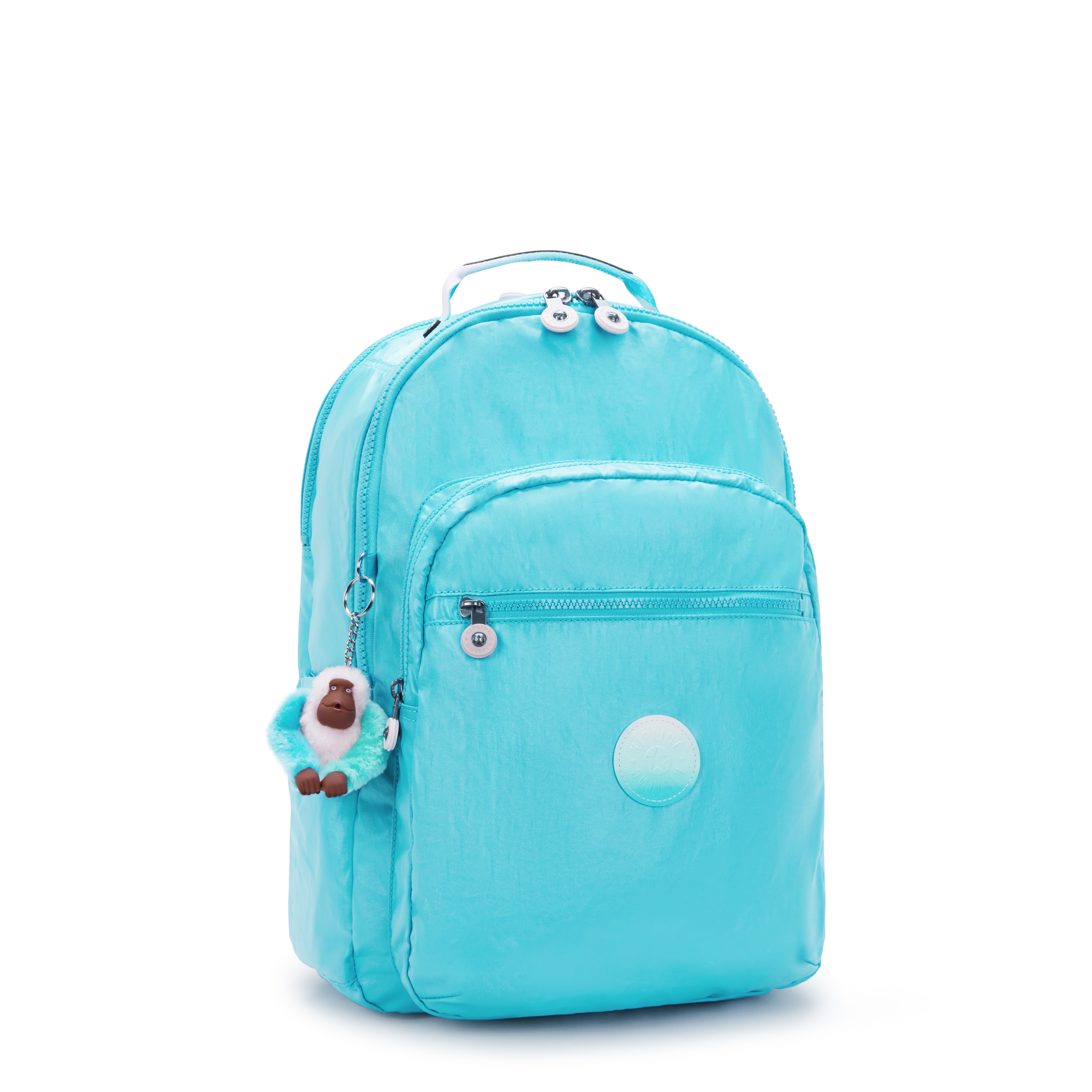 Kipling Rugzak Seoul Lap 27l Sea Blue Met 44x20.5x35cm