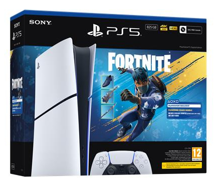 PS5 Console Digital Slim Edition 825GB - Fortnite Flowering Chaos Bundel