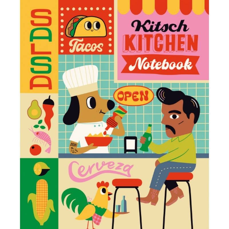 Kitsch Kitchen Notebook El Restaurante The Chef 2026 - Familiedagboek
