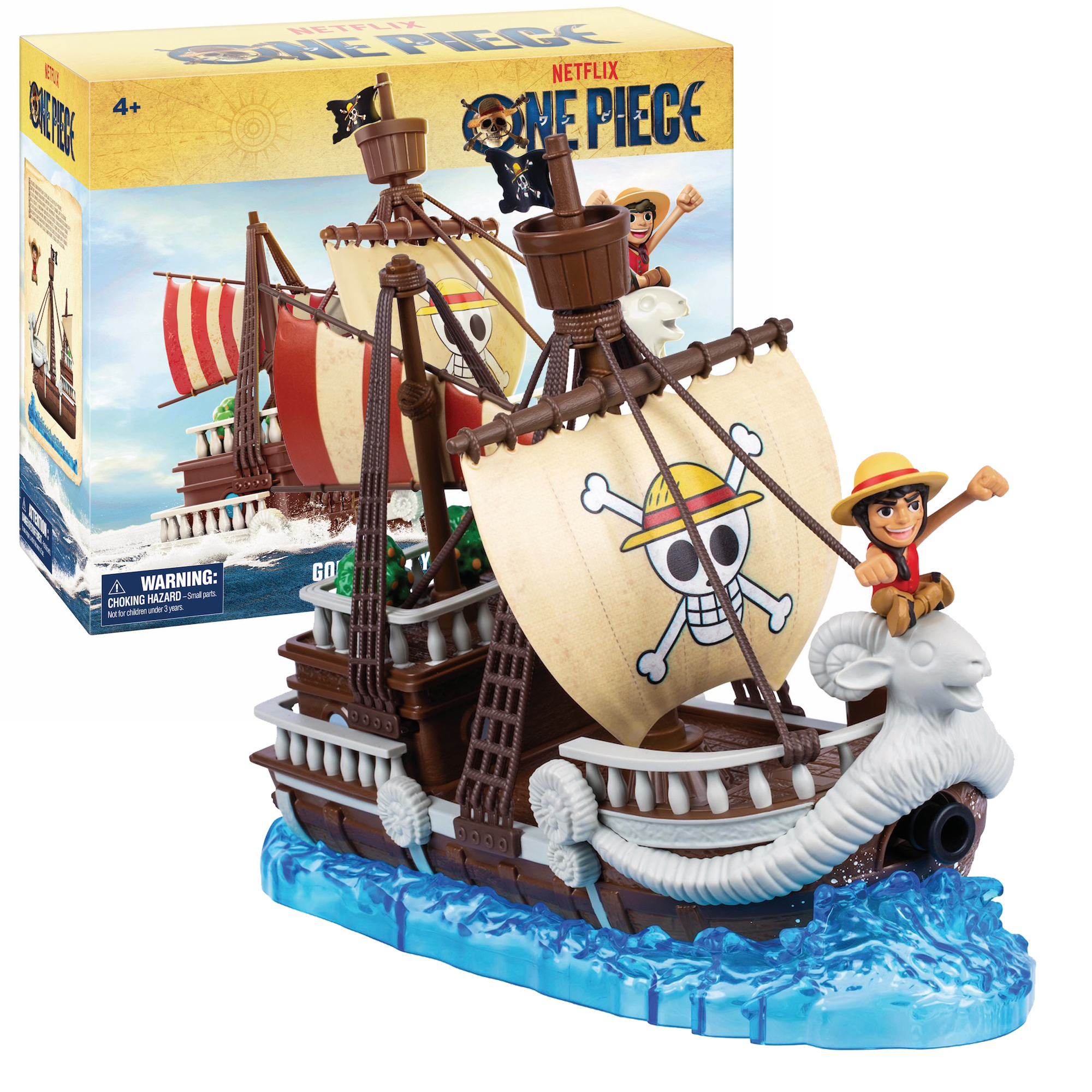 One Piece Going Merry Deluxe Piraten Schip met Luffy