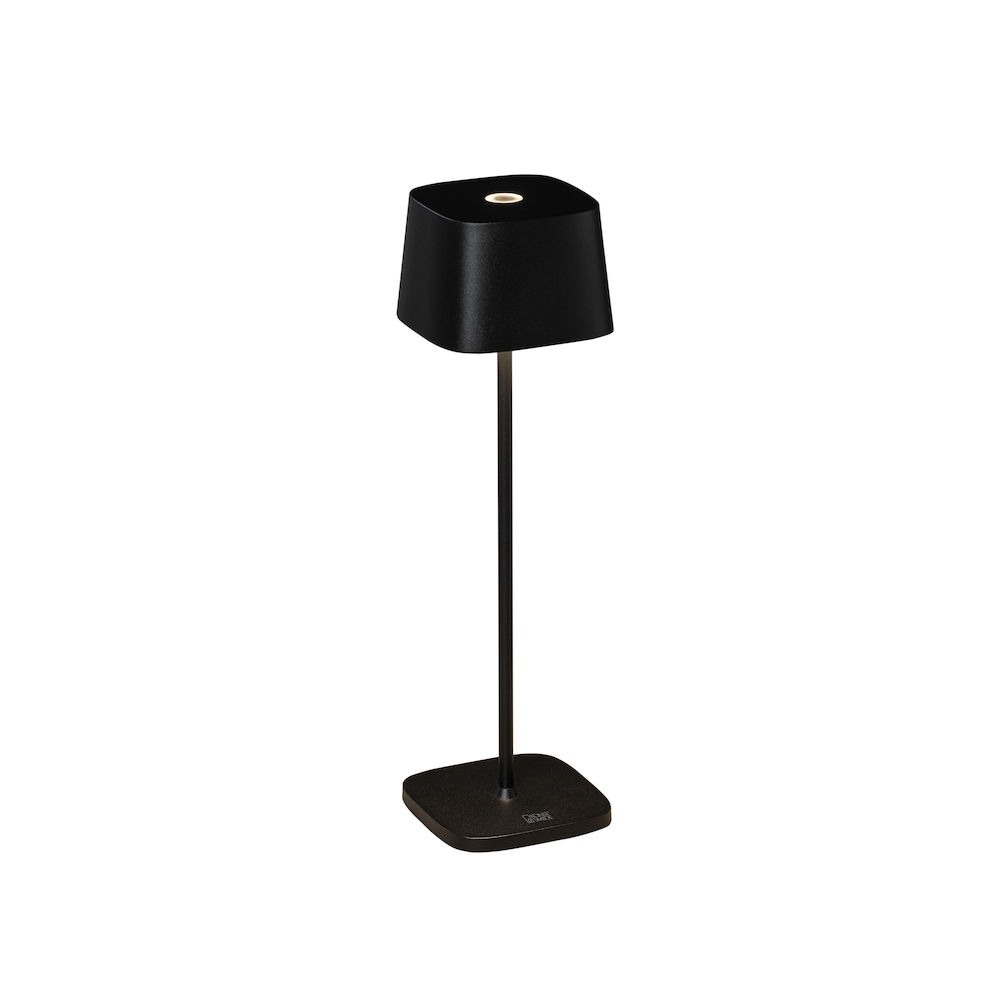 Konstsmide Capri USB Tafellamp Matzwart