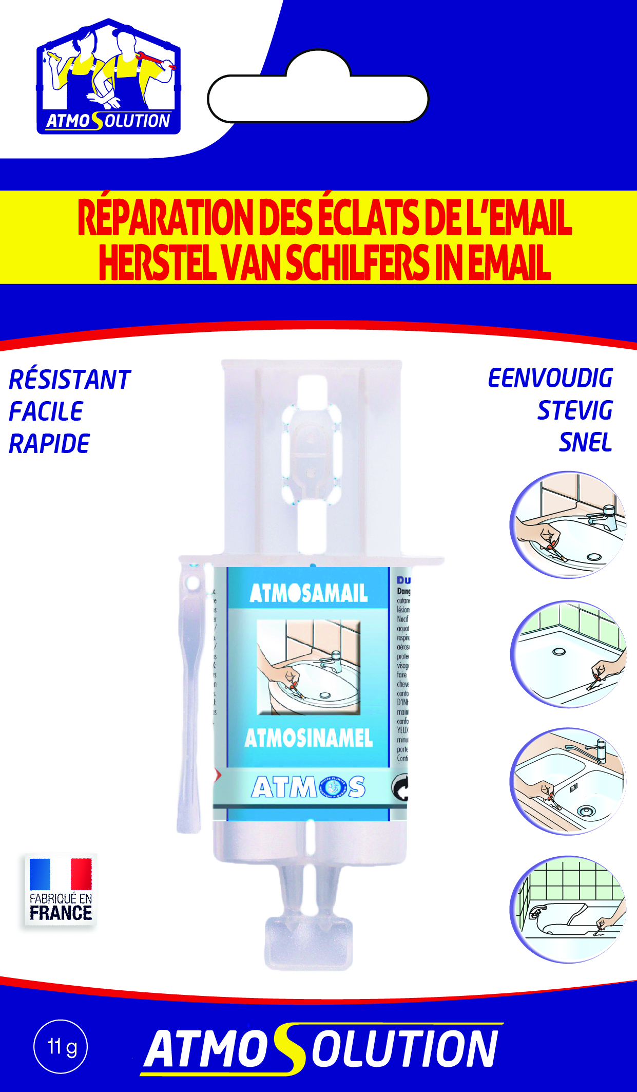 Atmos Atmosamail Reparatiekit Email en Porselein