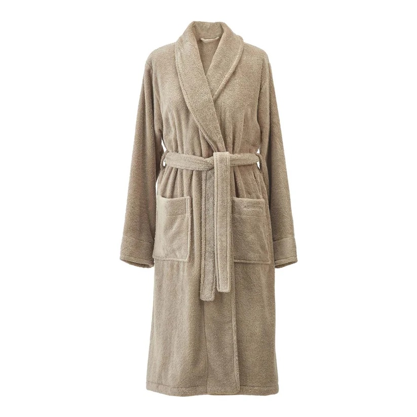 Aquanova Badjas London Almond L - Katoen