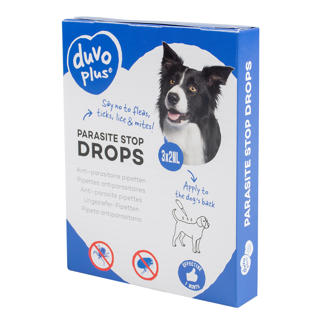DuvoPlus Anti Parasitaire Druppels voor Honden 3x 2 ml