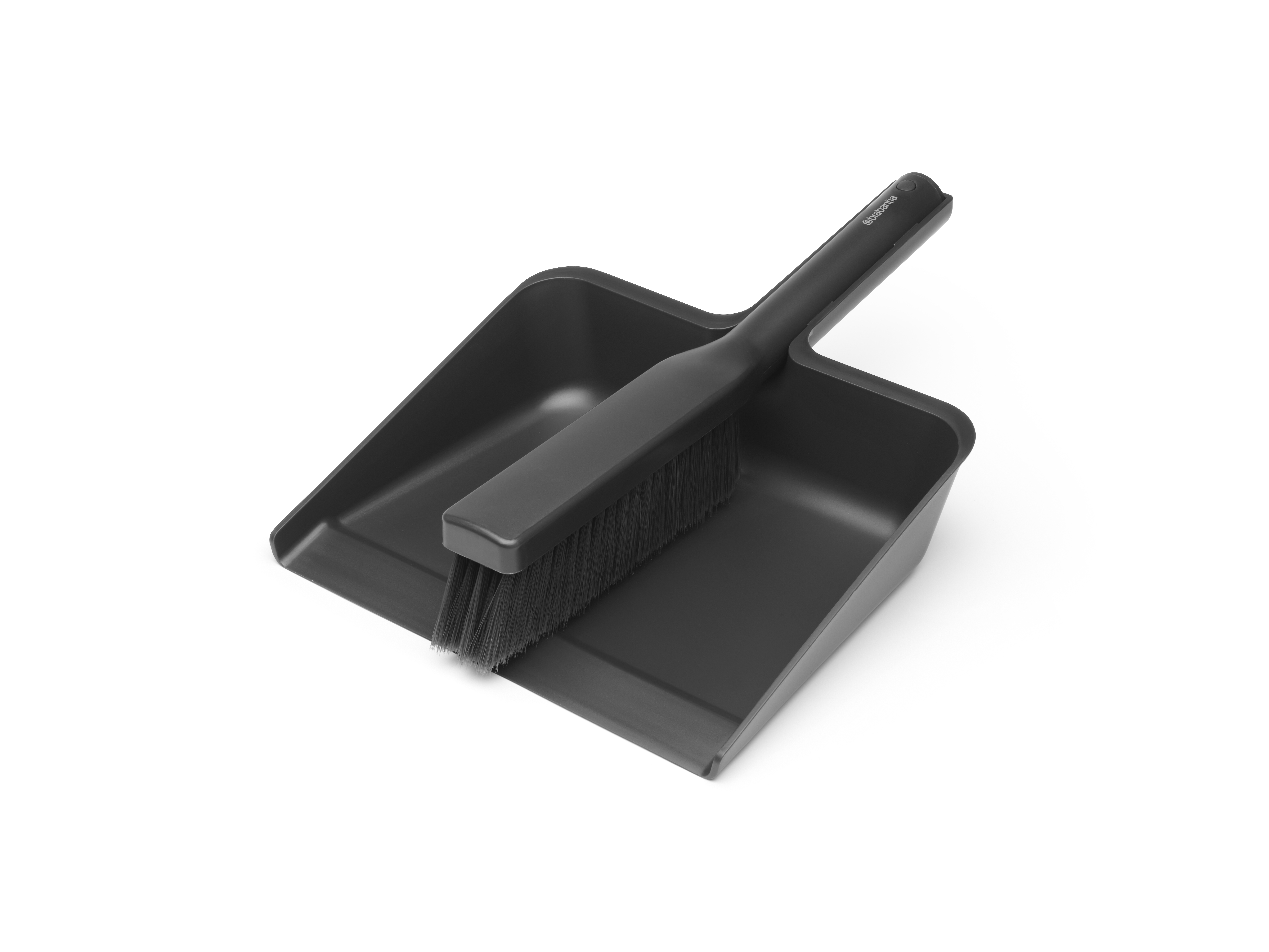 Brabantia Vuilblik met Borstel SinkSide Dark Grey - met Kam