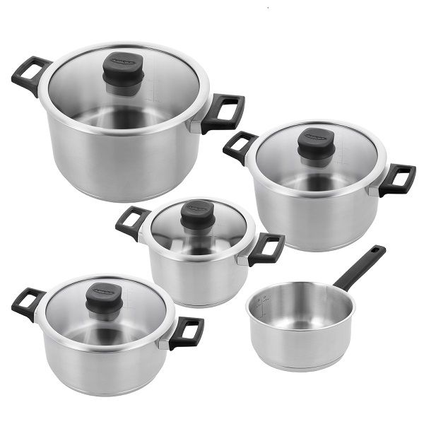 Demeyere Kookpottenset Comfort 3 5-delig met Glazen Deksel - alle Vuren