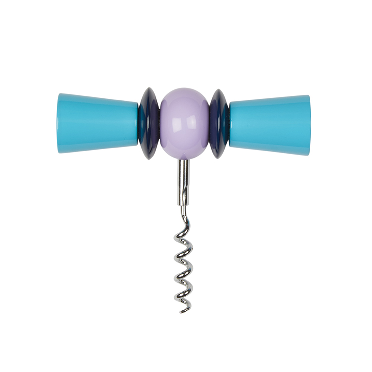 Addison Ross Kurkentrekker Bow Cork Screw Aqua/Lilac - Gelakt