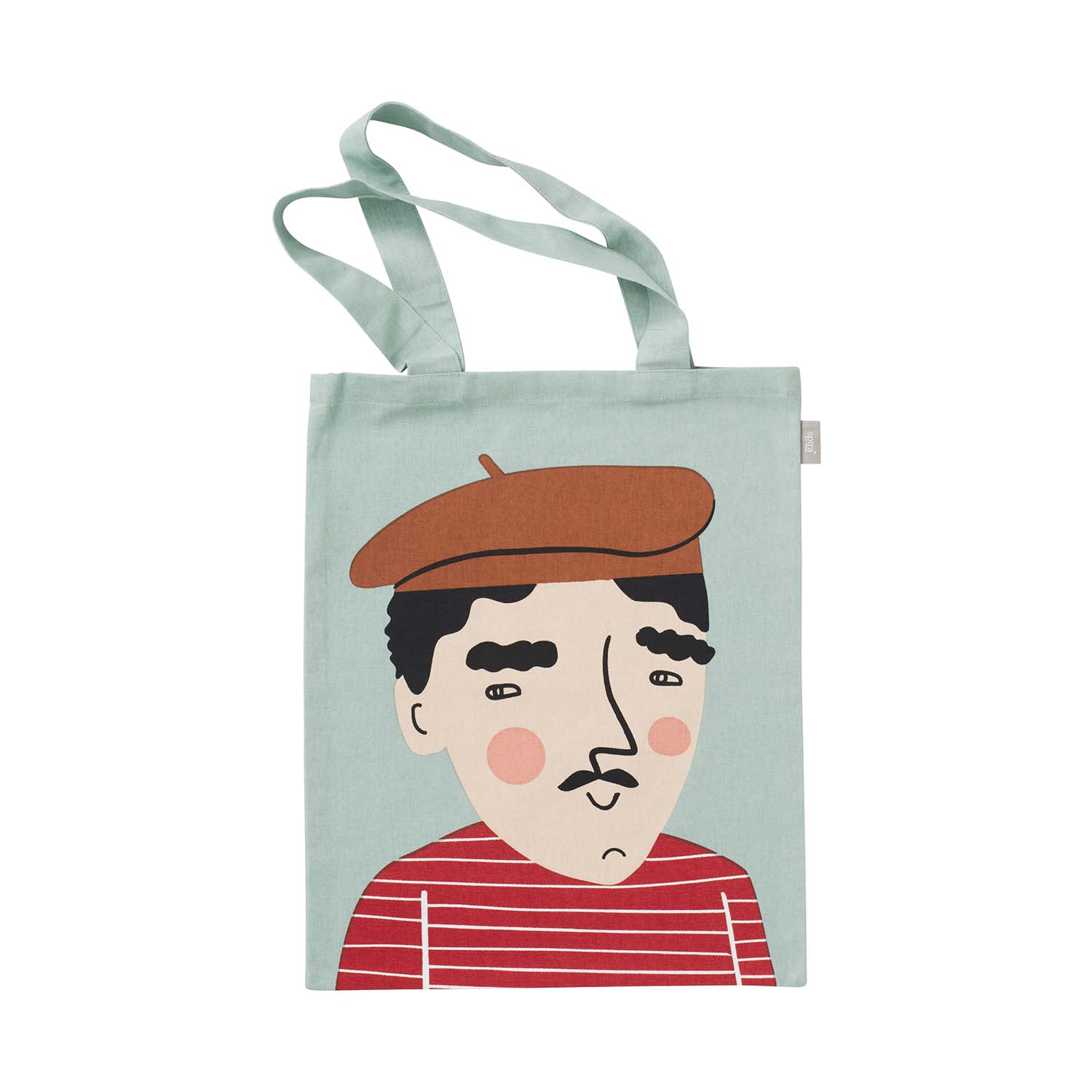 Spira of Sweden Tote Bag Kompisar Pierre 37x47 cm - Katoen