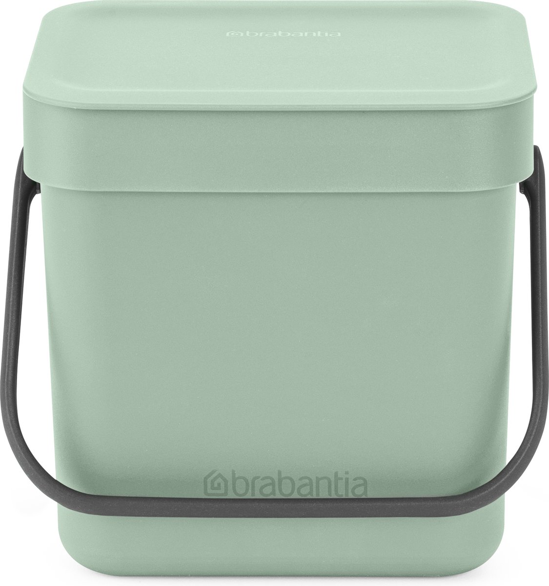 Brabantia Afvalemmer Sort & Go 3l Jade Green - 18.8x13.9x18.1 cm