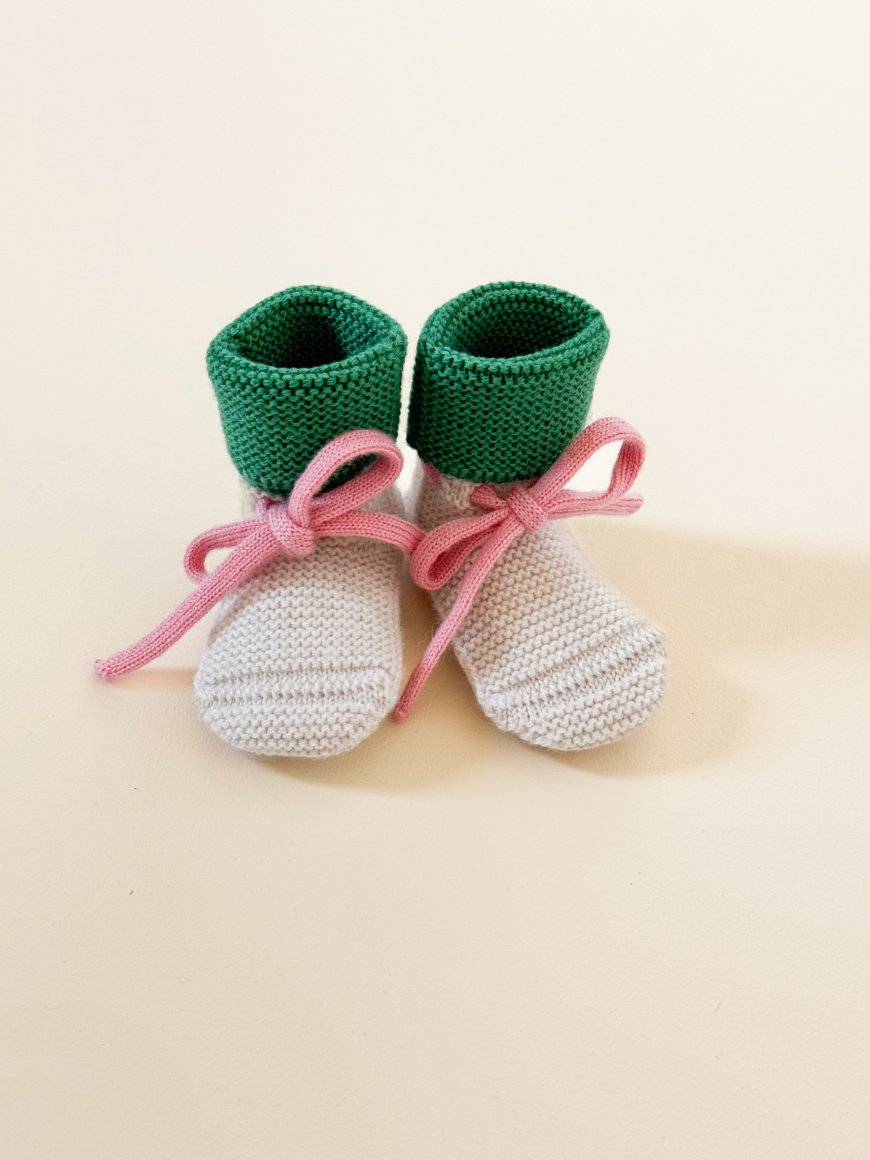 Hvid Booties Original Cream-Grass 0-9 maand