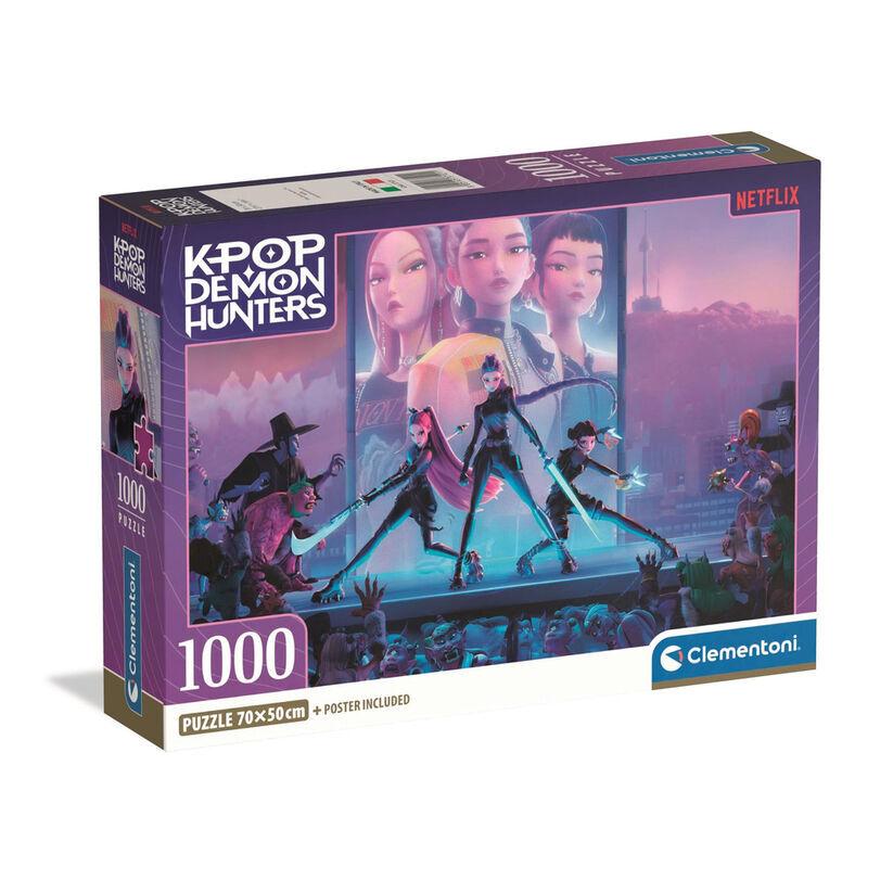 Clementoni Puzzel KPop Demon Hunters 1000 Stuks Compact