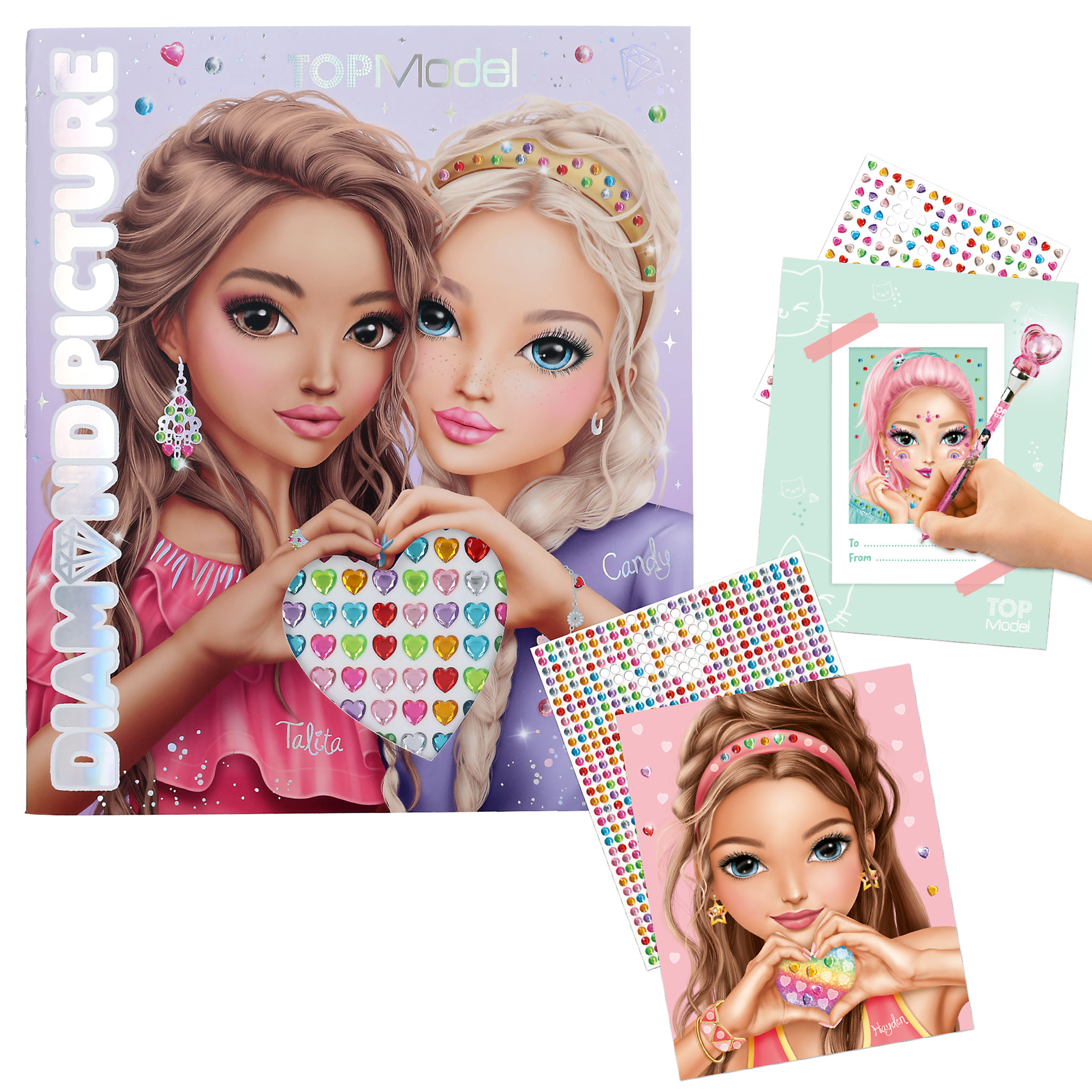 TOPModel Create Your Diamond Picture Stickerboek
