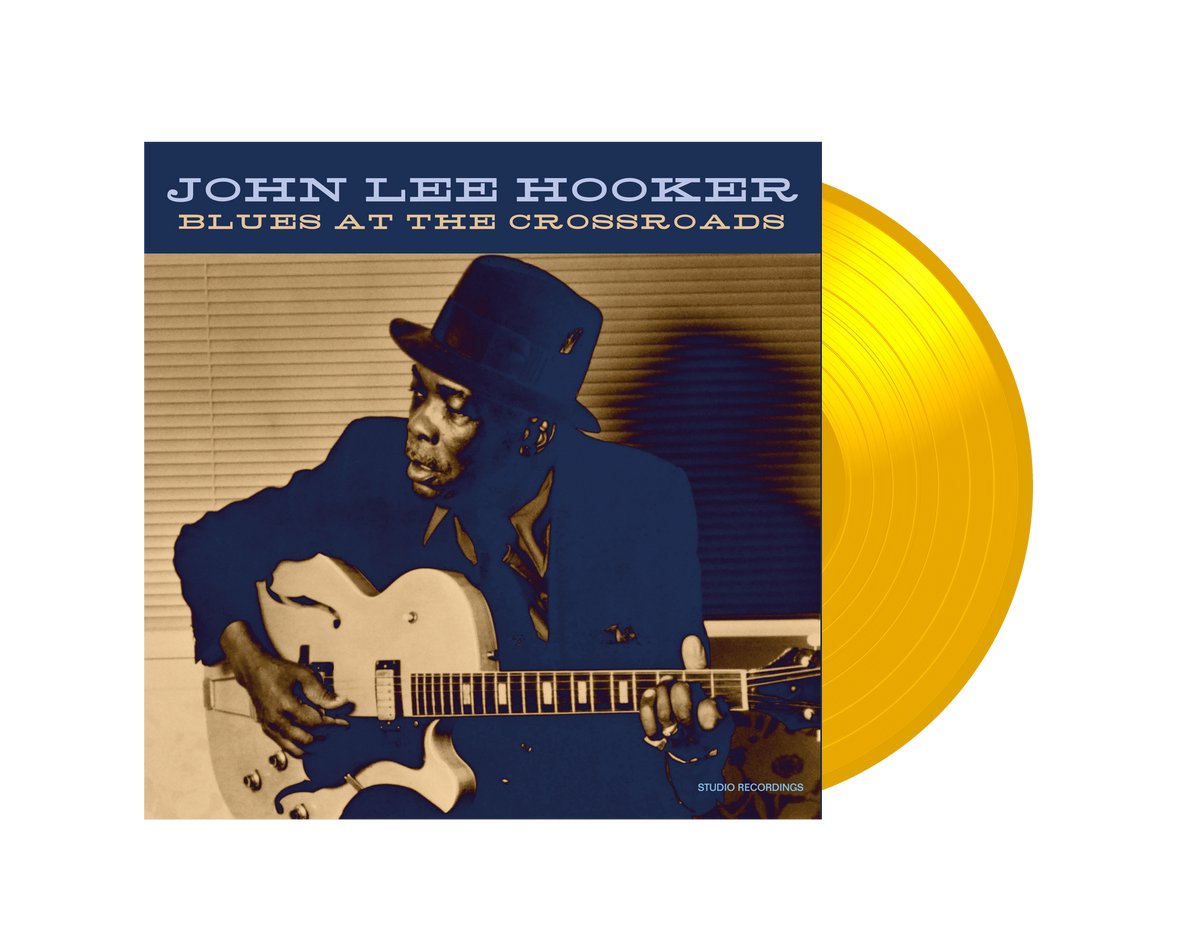 John Lee Hooker - Blues at The Crossroads LP Yellow Transparant Vinyl Edition