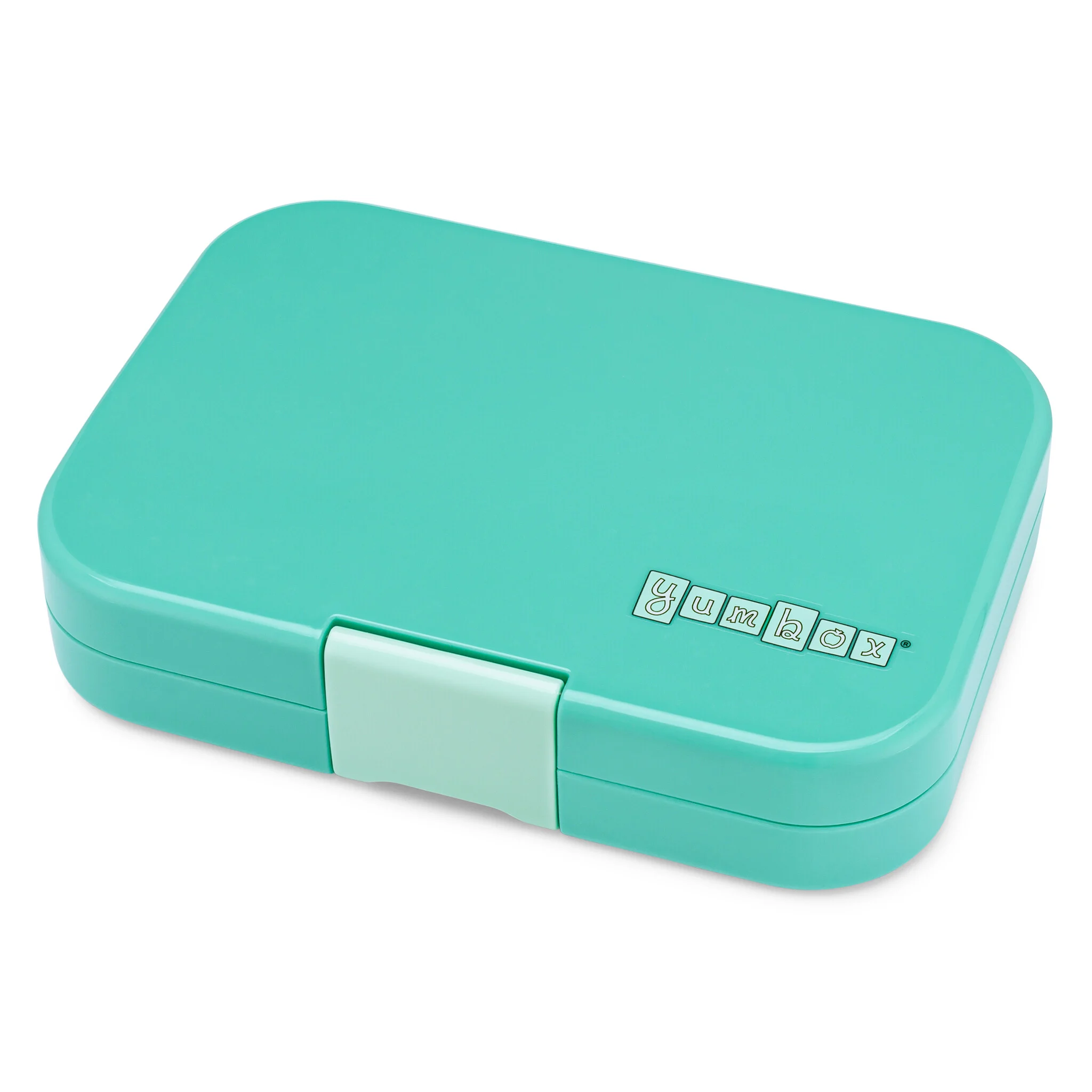 Yumbox Lunchbox Panino Tropical Aqua Panther Tray 4 Vakken - 22x15x5 cm