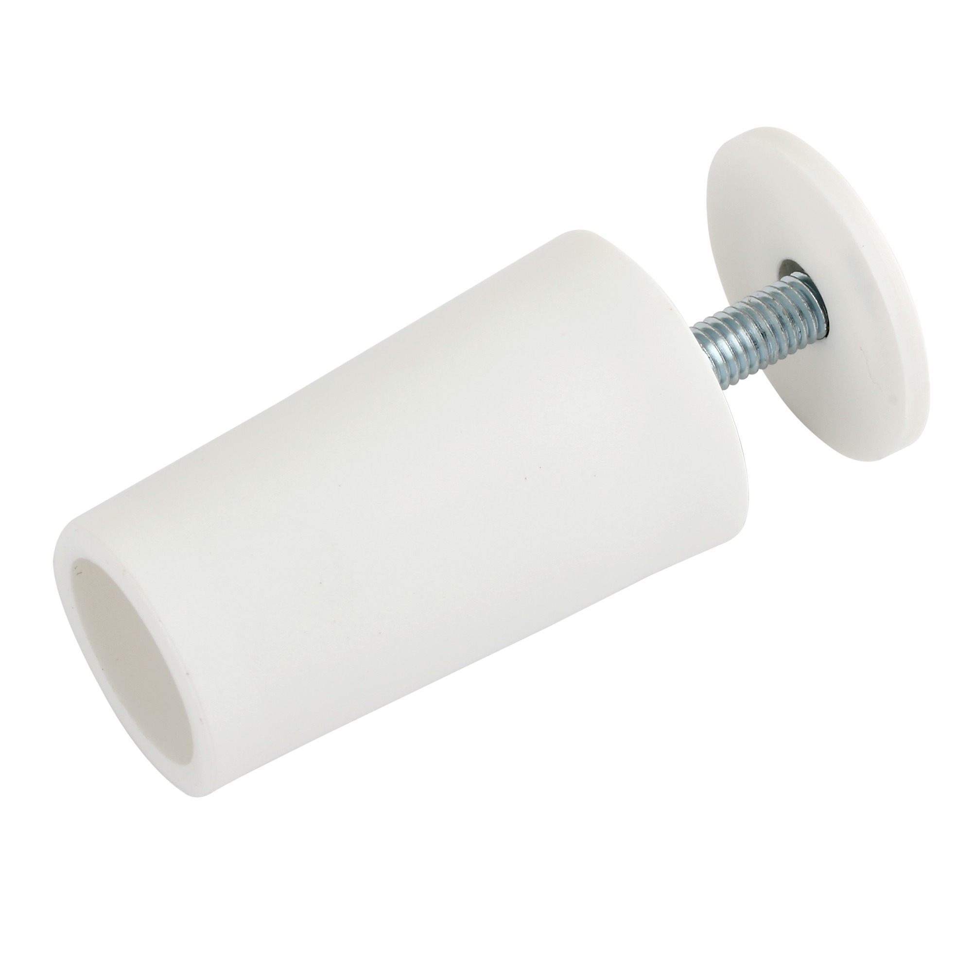 Ledent Stoothaak Set wit 40 mm 2 stuks met schroeven