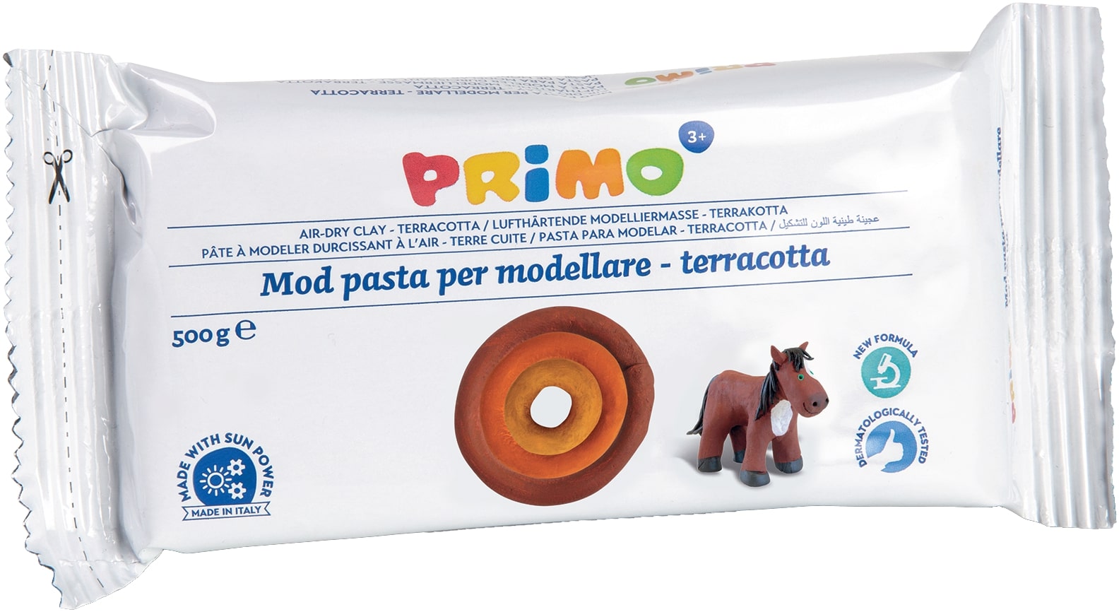 Primo Boetseerklei 500 g Terracotta - Luchthardend