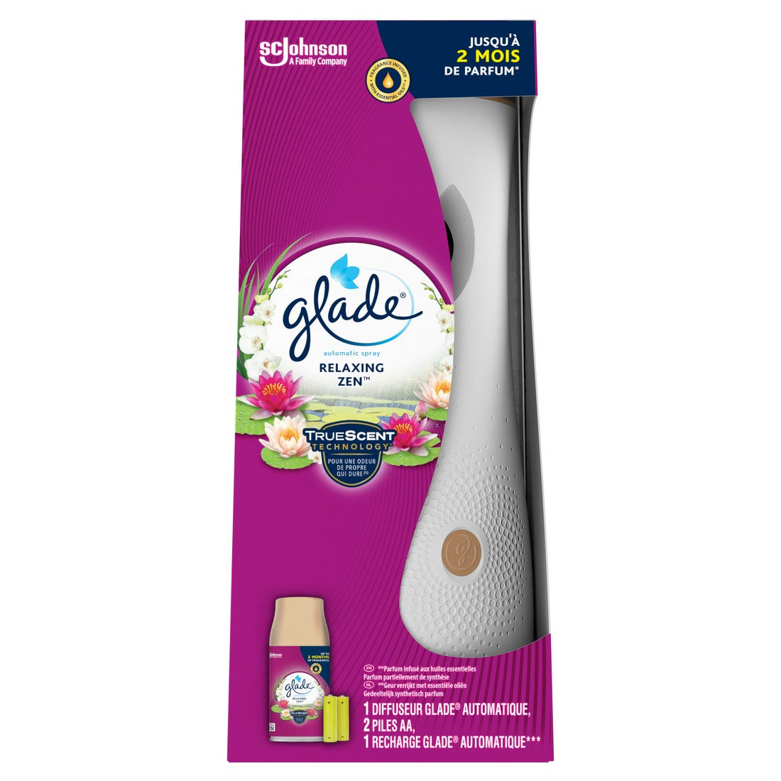 Glade Luchtverfrisser Automatic Apparaat + Navulling Relaxing Zen 269 ml Glade Luchtverfrisser Automatic Apparaat + Navulling Relaxing Zen 269 ml