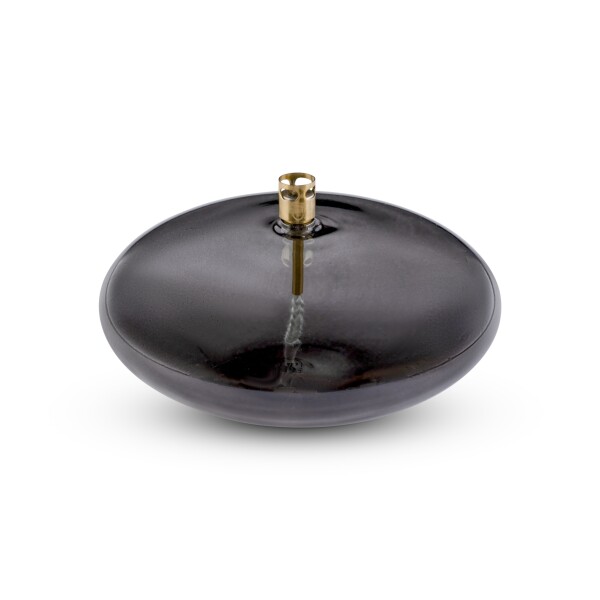 Peri Living Olielamp Disc Smoked Brass L - 18x9 cm - Glas
